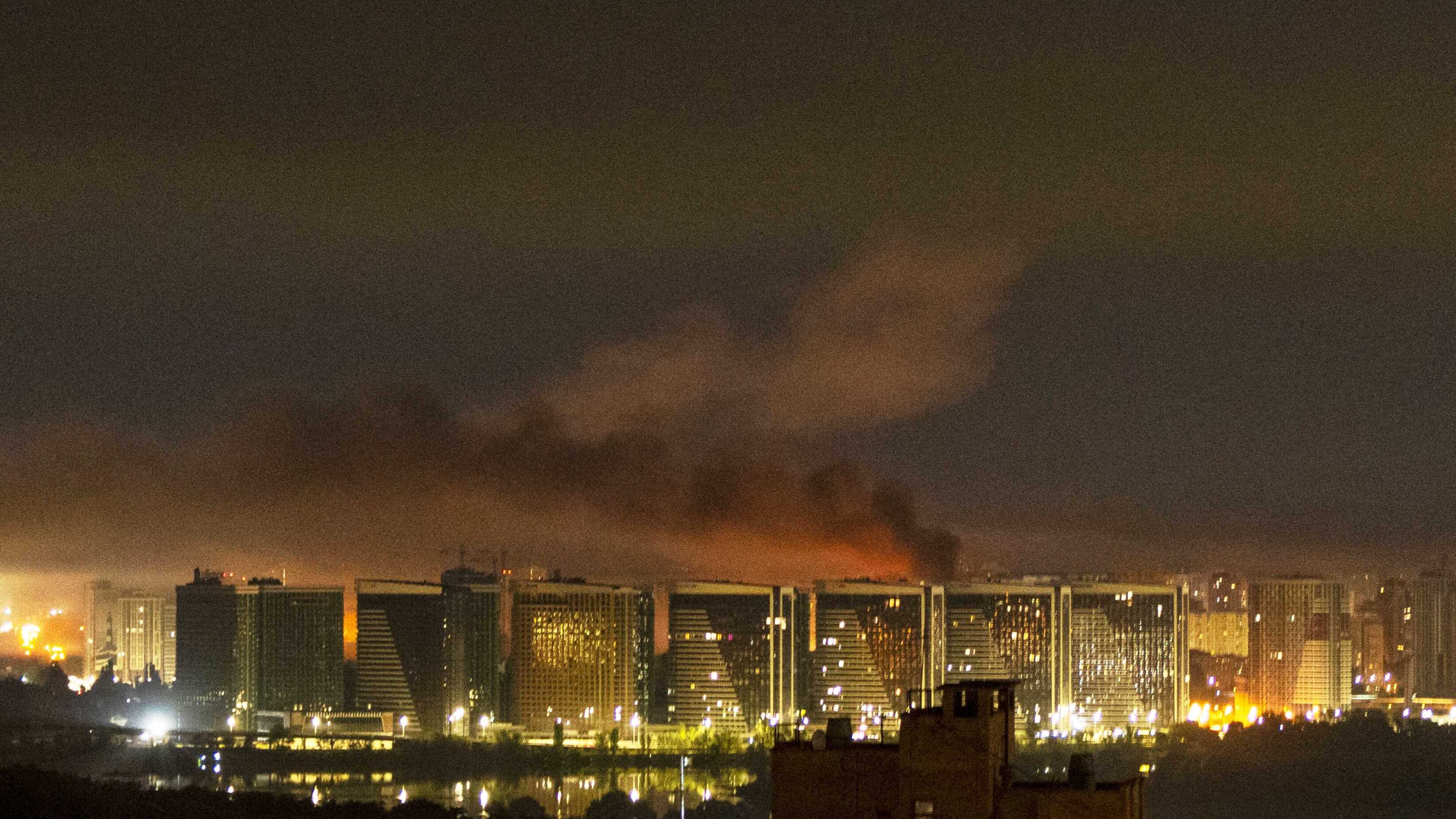 At least nine dead as Russia hits Ukrainian capital with ballistic missiles