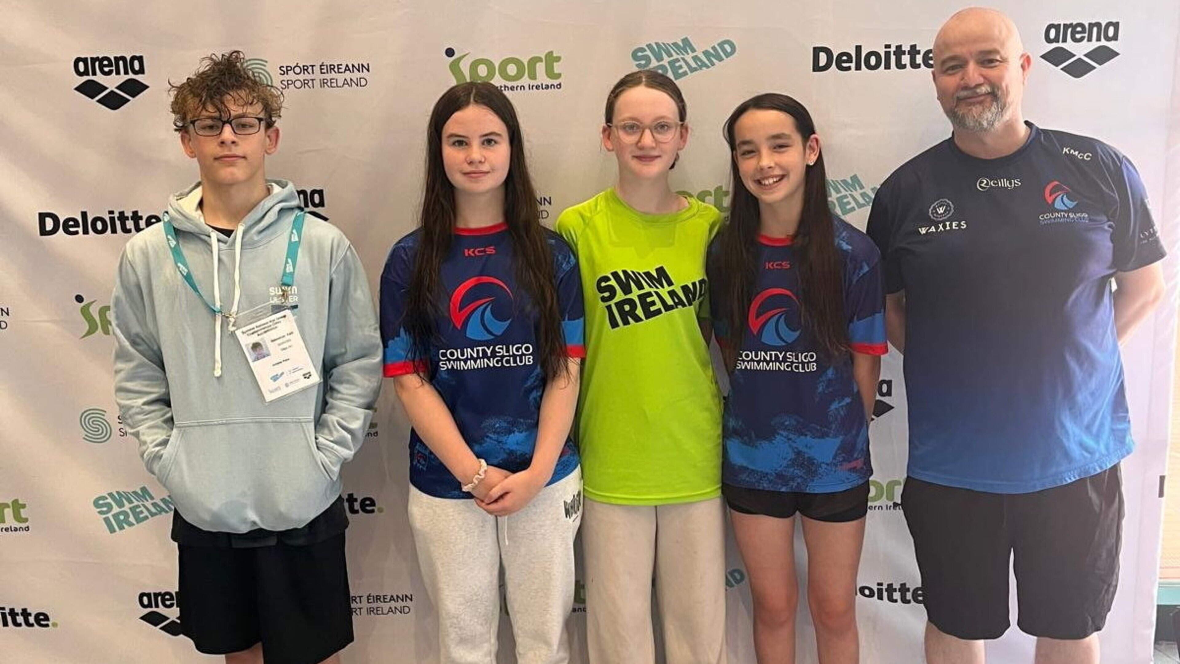 County Sligo Swim Club shines at Swim Ireland Irish Summer National Age Group Championships in University of Limerick