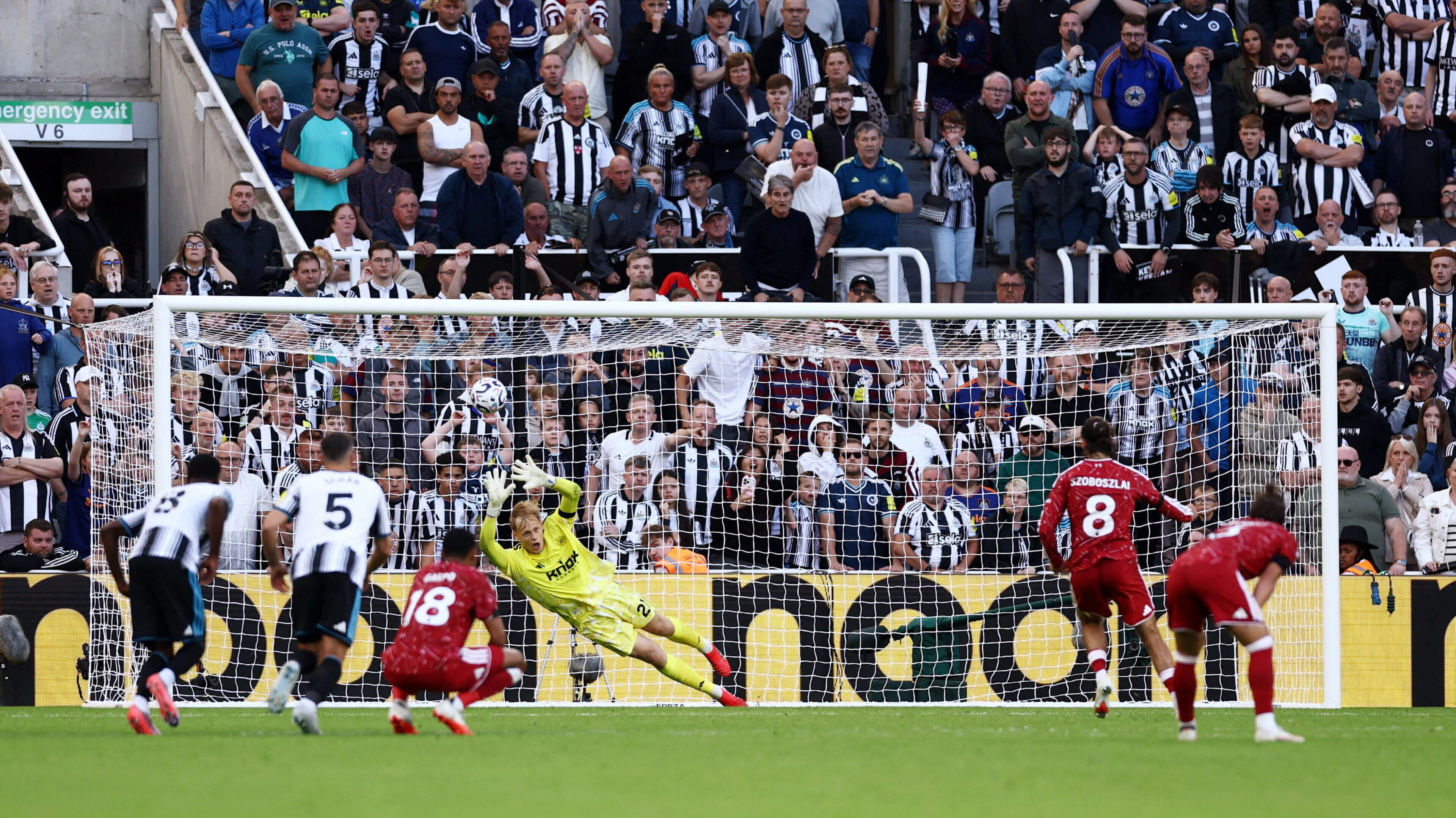 EPL: Late Szoboszlai penalty earns Liverpool 2-2 draw against Newcastle