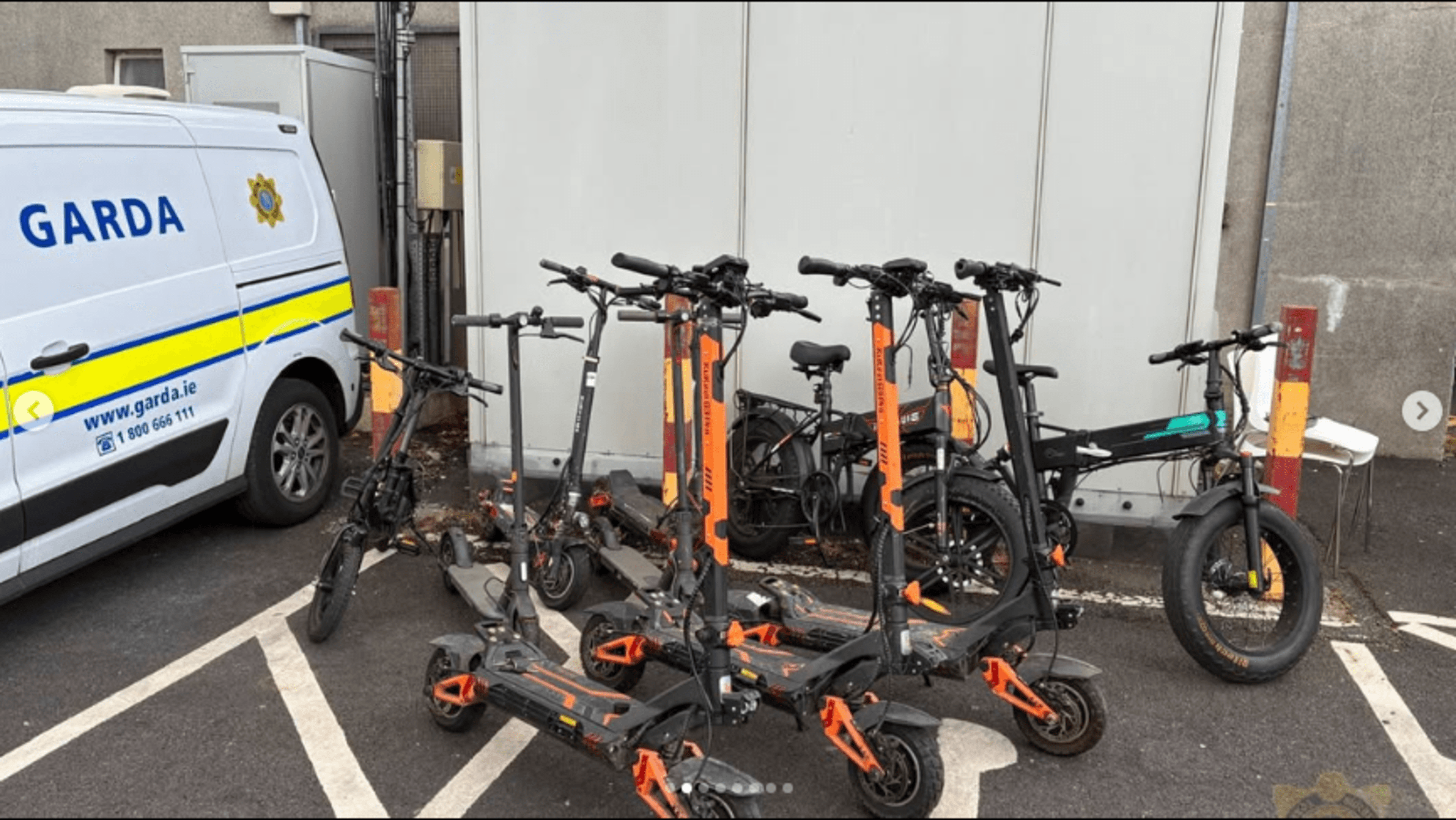 Gardaí seize 166 e-bikes and e-scooters in Dublin as part of crackdown