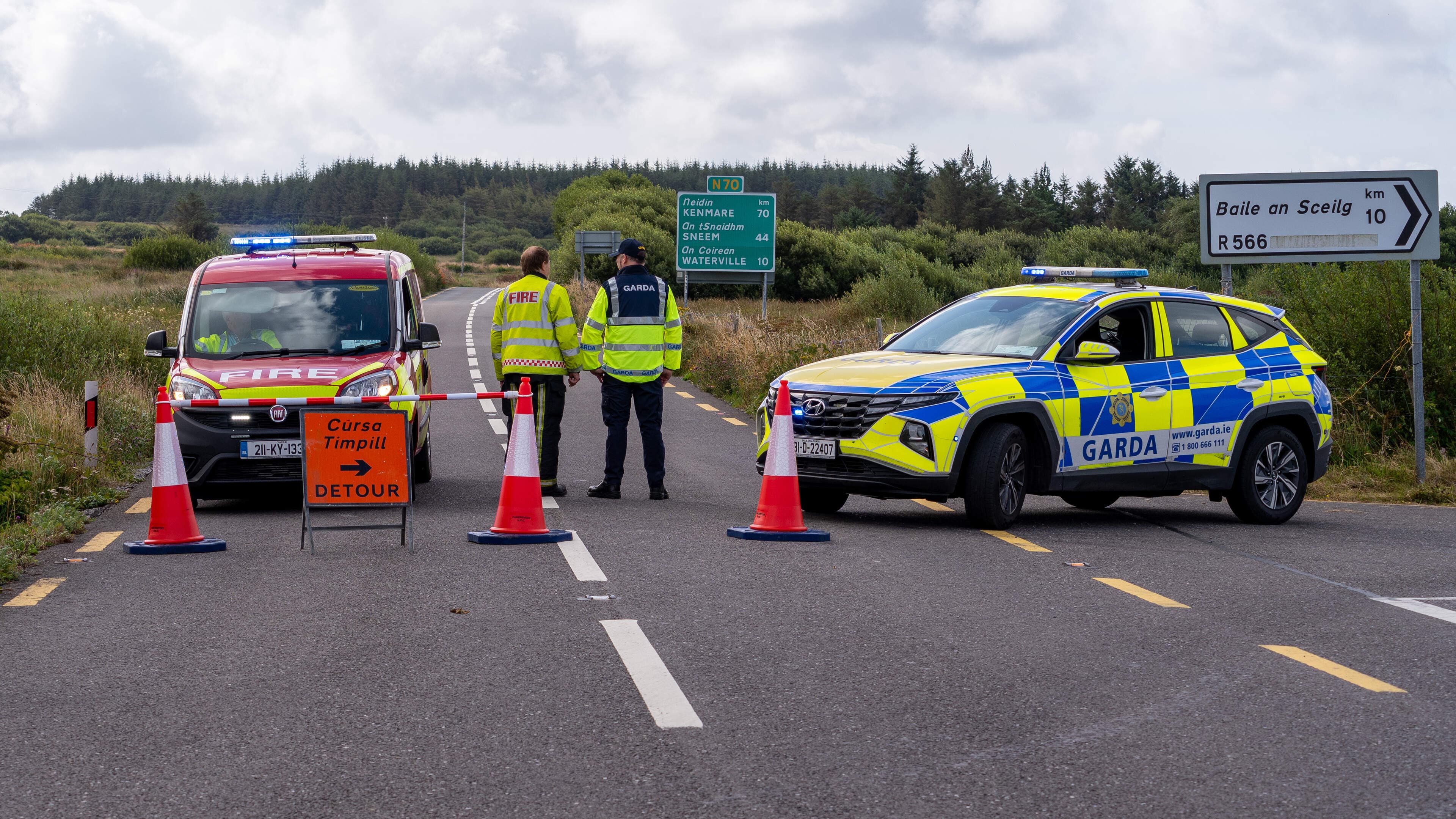 Young driver seriously injured after bus and car crash in Kerry