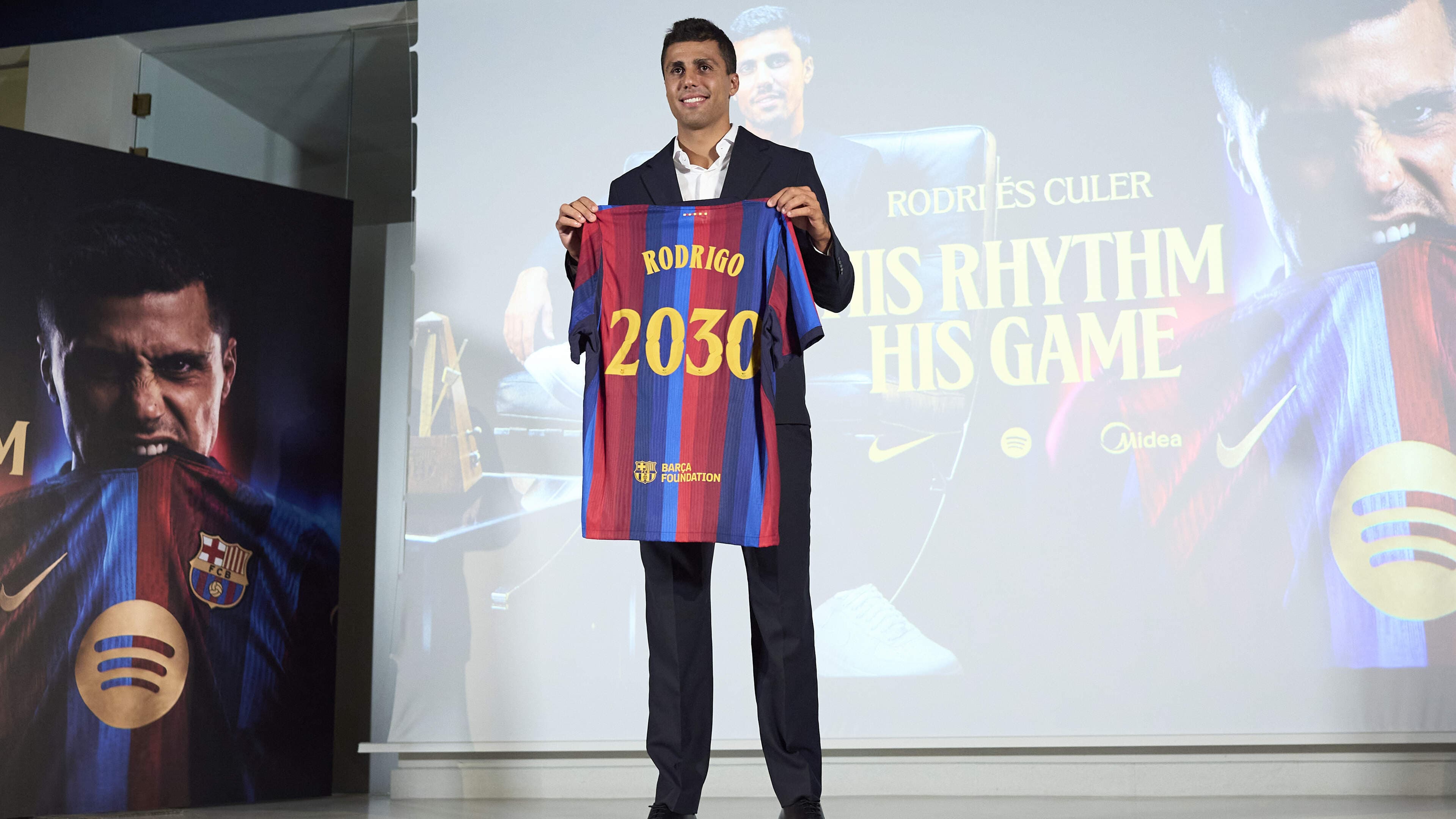 Rodri signs four-year deal with Barcelona after £65.4m move from Manchester City