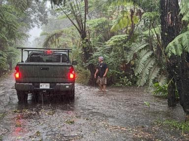 Lala weakens to tropical storm, brings heavy rain, wind, flooding to Hawaii