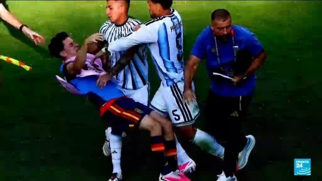 FIFA sanctions Argentina over brawl at World Cup final game
