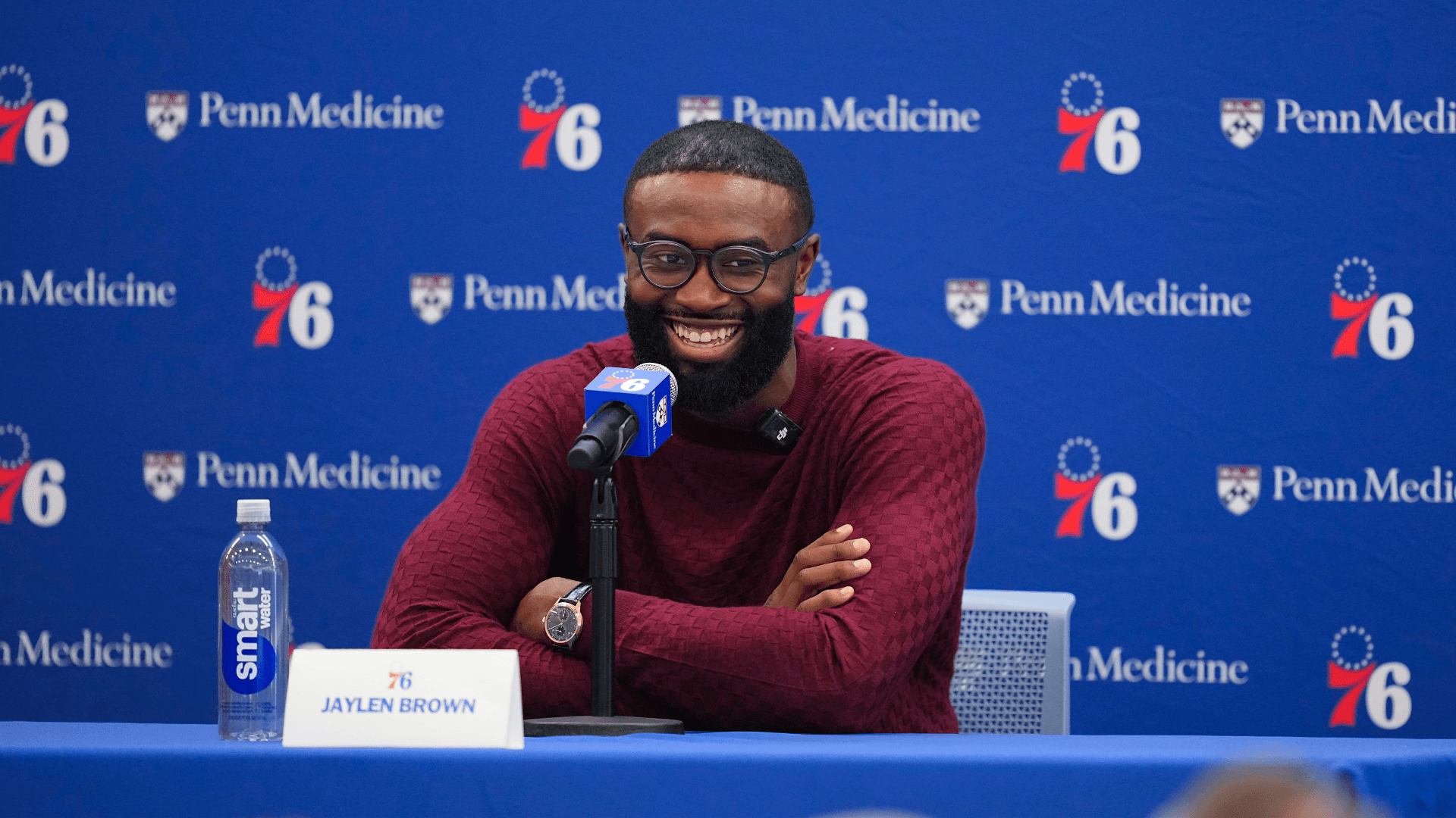 Jaylen Brown Asked if He's Spoken to Jayson Tatum Since Trade