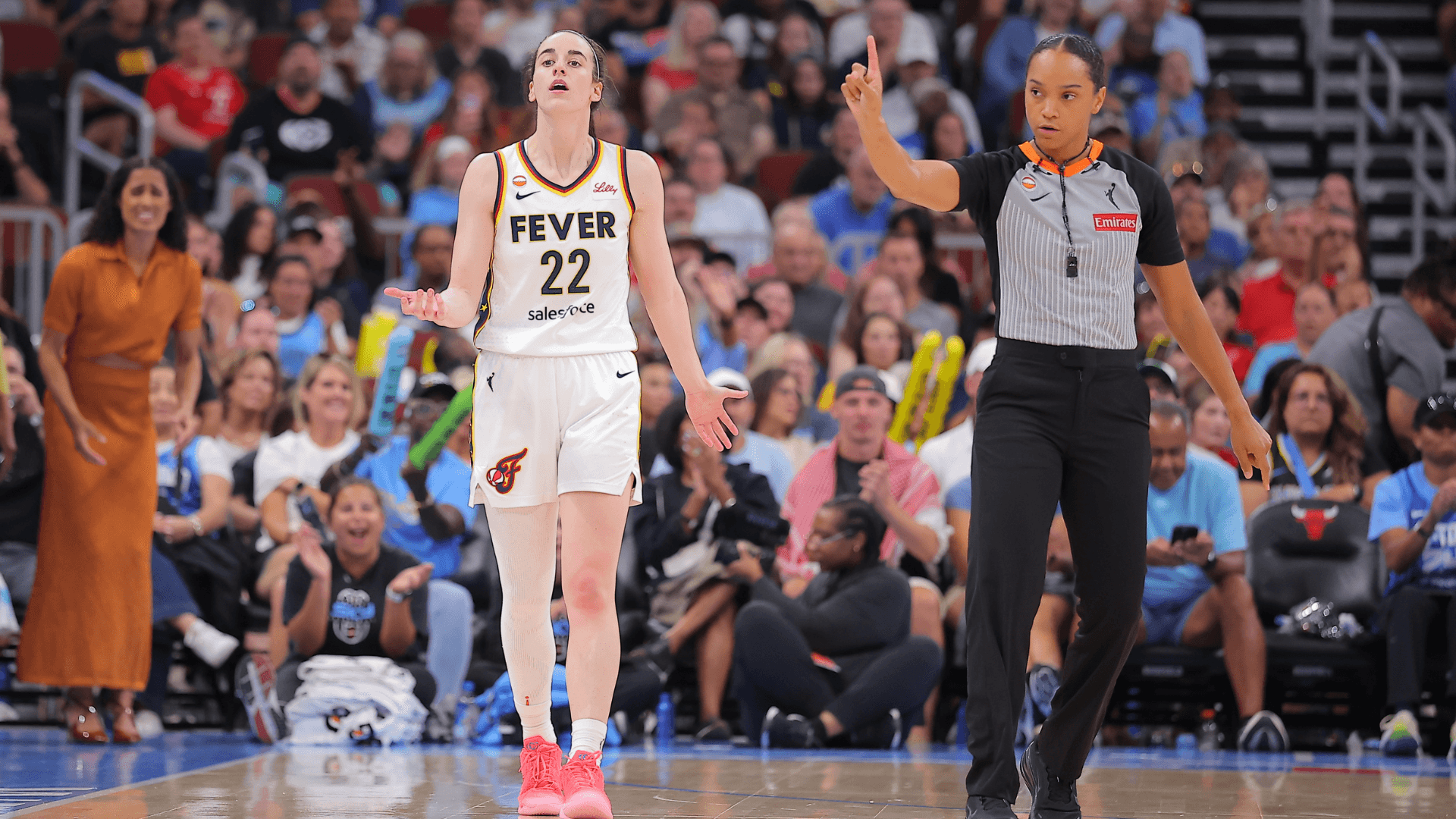 Mitchell scores 27 to set a WNBA record, Clark has 26 and the Fever beat the Sky 90-86
