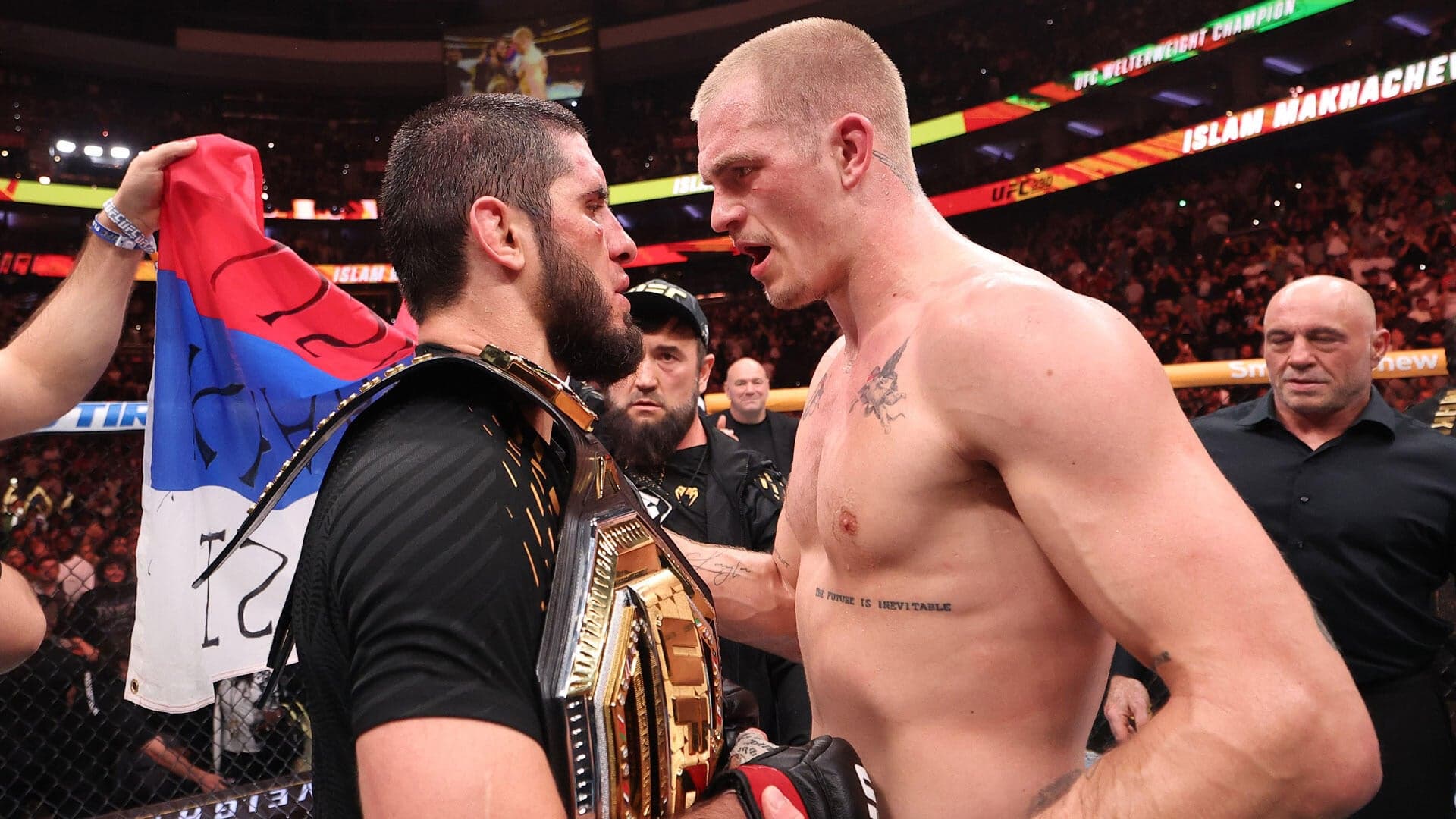 Islam Makhachev survives Ian Garry and defends his crown