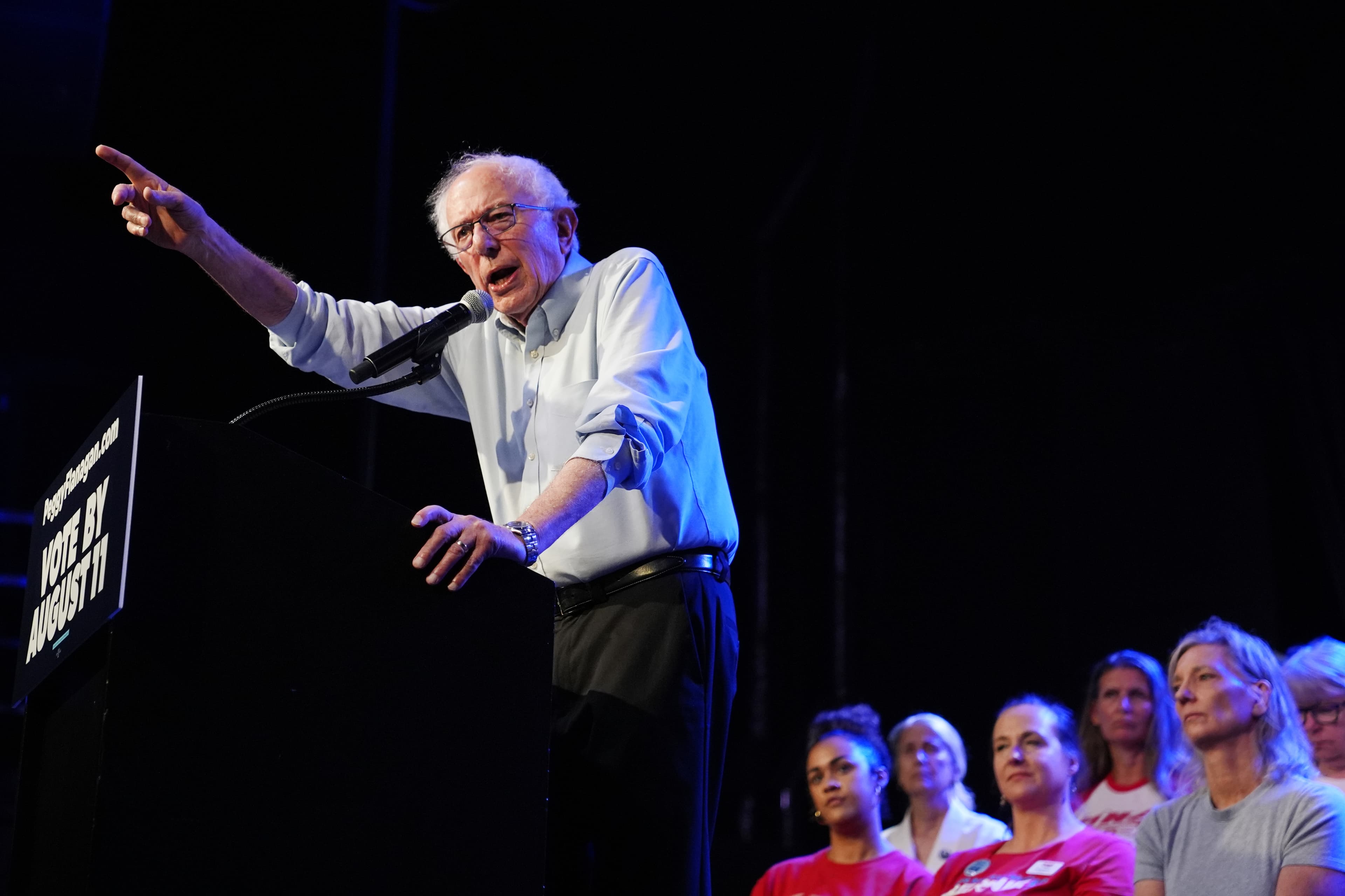 Bernie Sanders has a response for progressives upset over Hong’s loss in Wisconsin