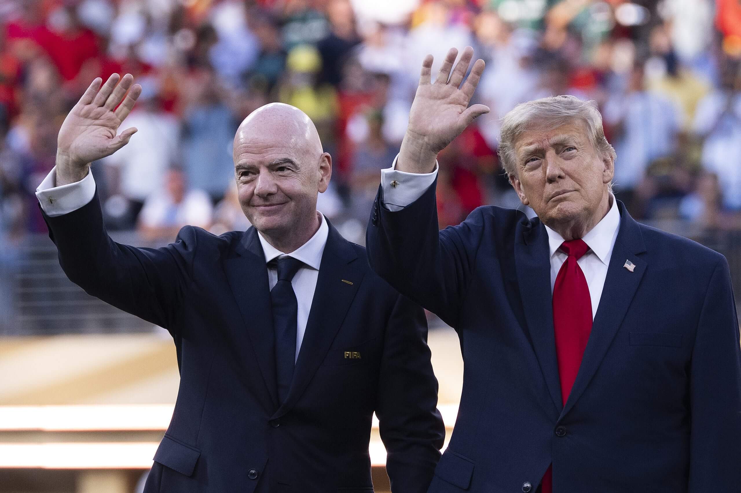 Trump says it would be 'terrible mistake' to remove Gianni Infantino as FIFA president