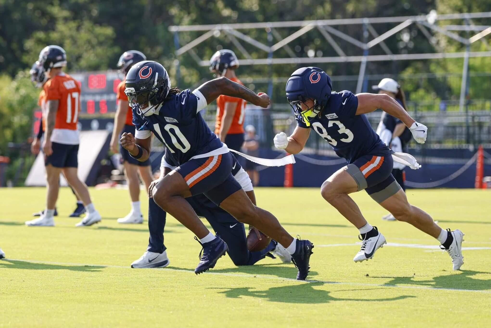 Caleb Williams, Chicago Bears receivers showing what they can do early in camp