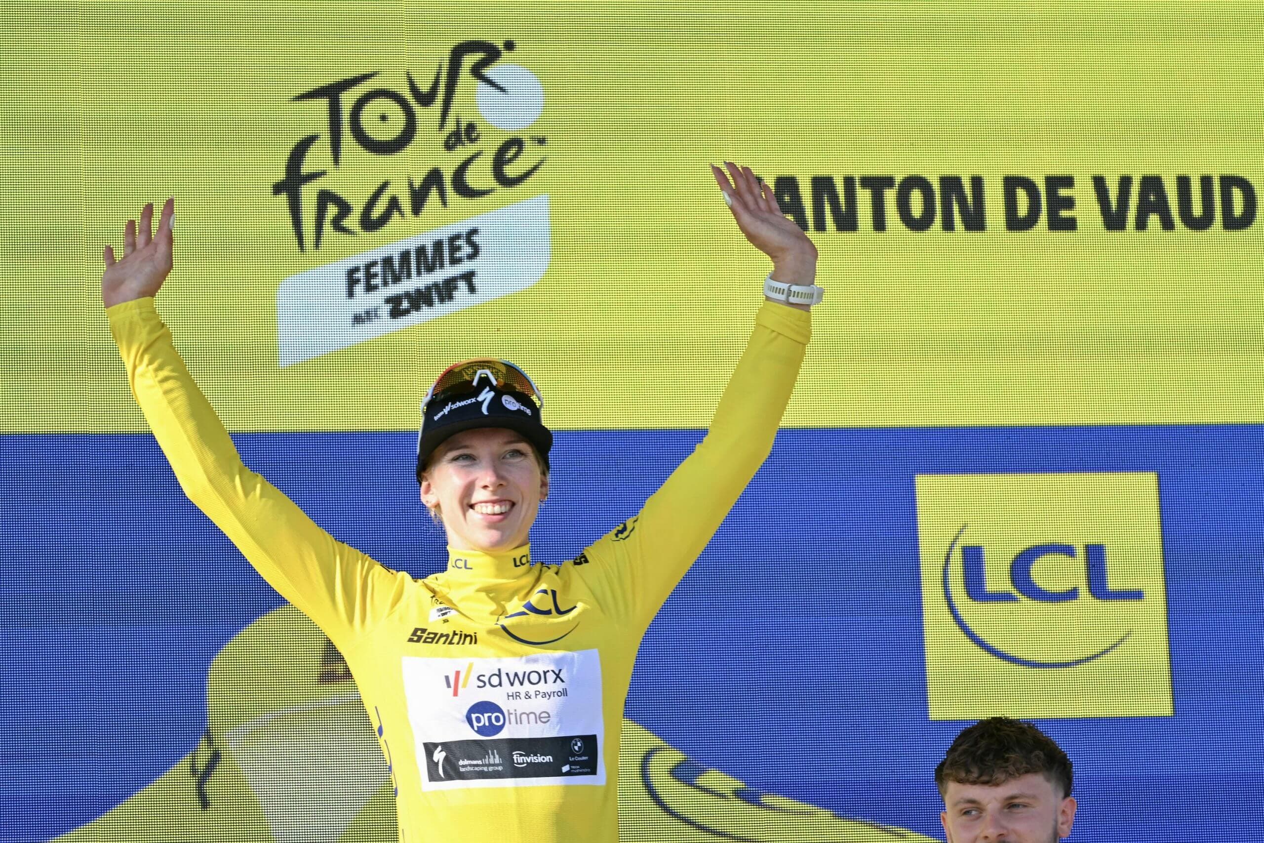Tour de France Femmes stage 1: Lorena Wiebes wins the first yellow jersey in uphill sprint