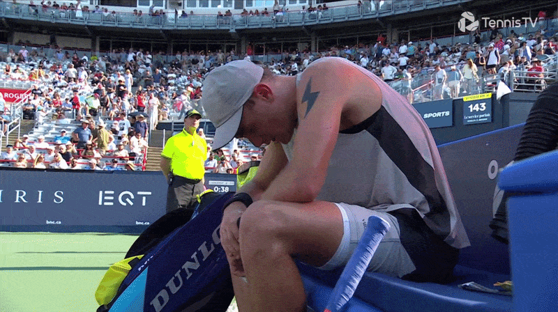 Tearful Jack Draper out of Canadian Open as chronic elbow injury appears to cause more pain