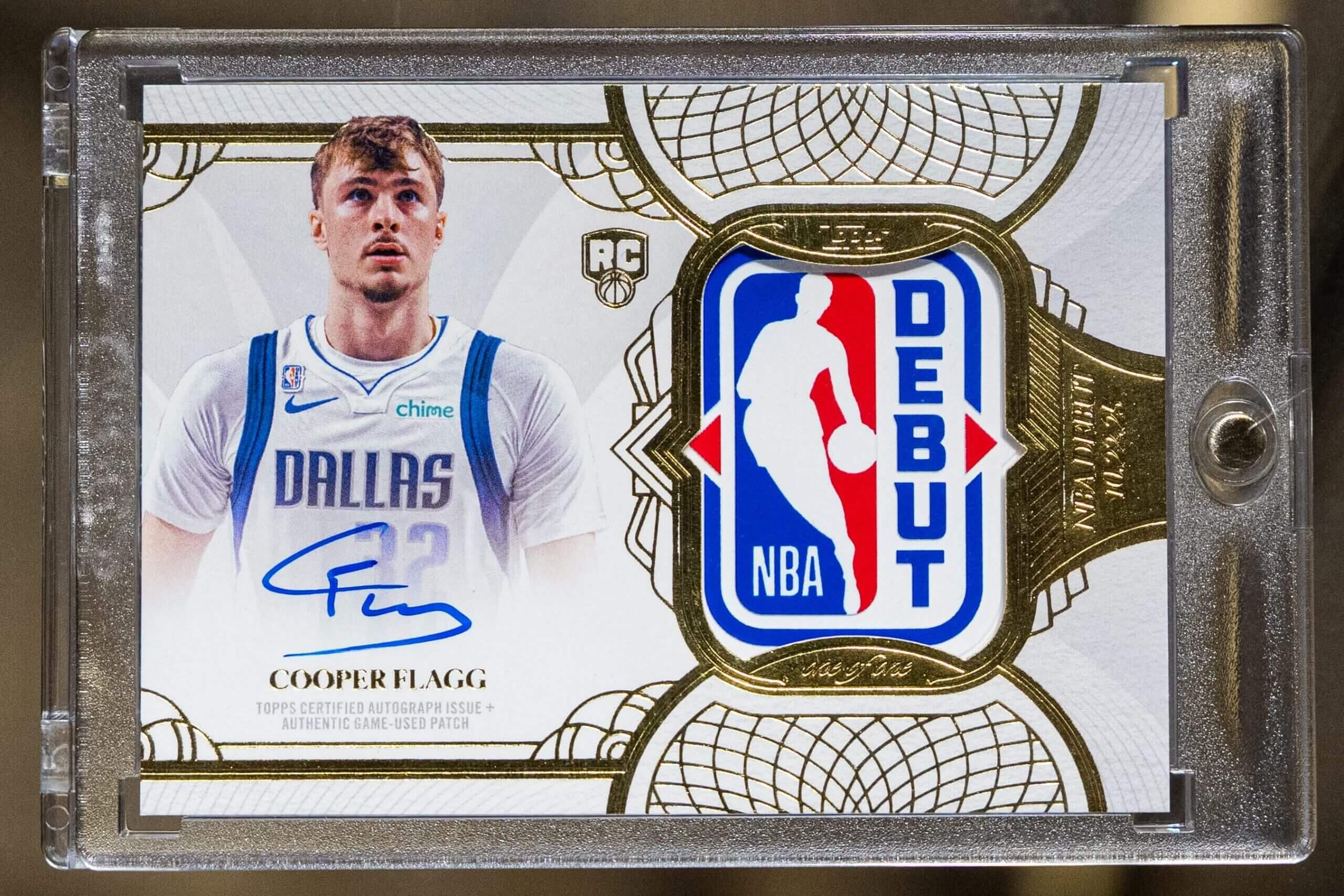 Mavericks offer massive 'bounty' for whoever finds one-of-a-kind Cooper Flagg autographed patch card