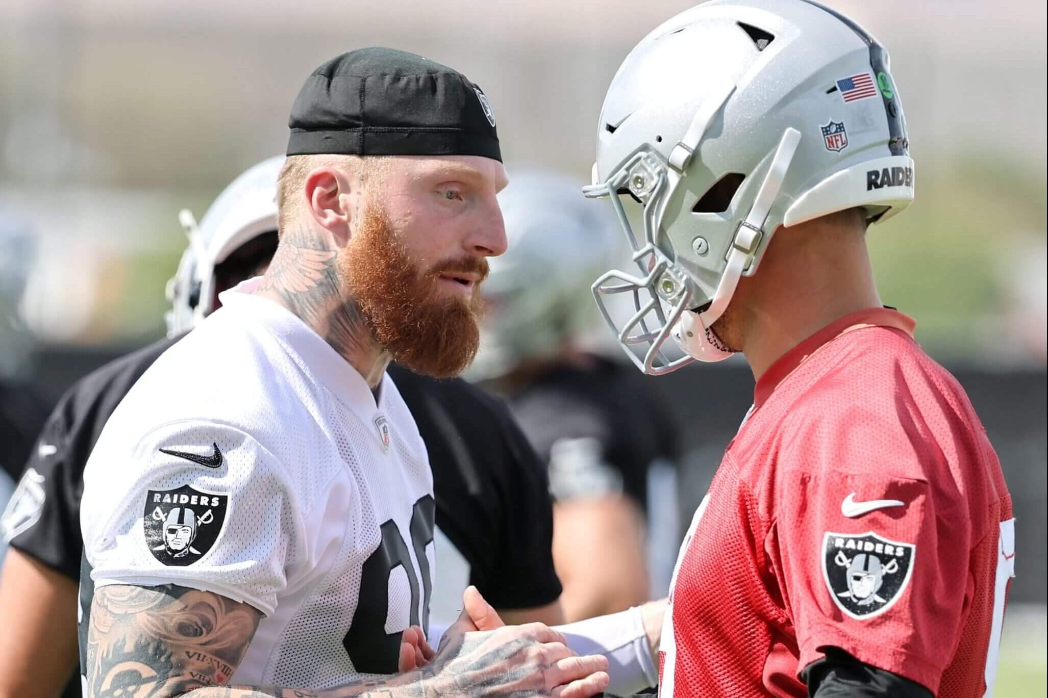 Raiders' Kirk Cousins, Maxx Crosby held out of practice following fight