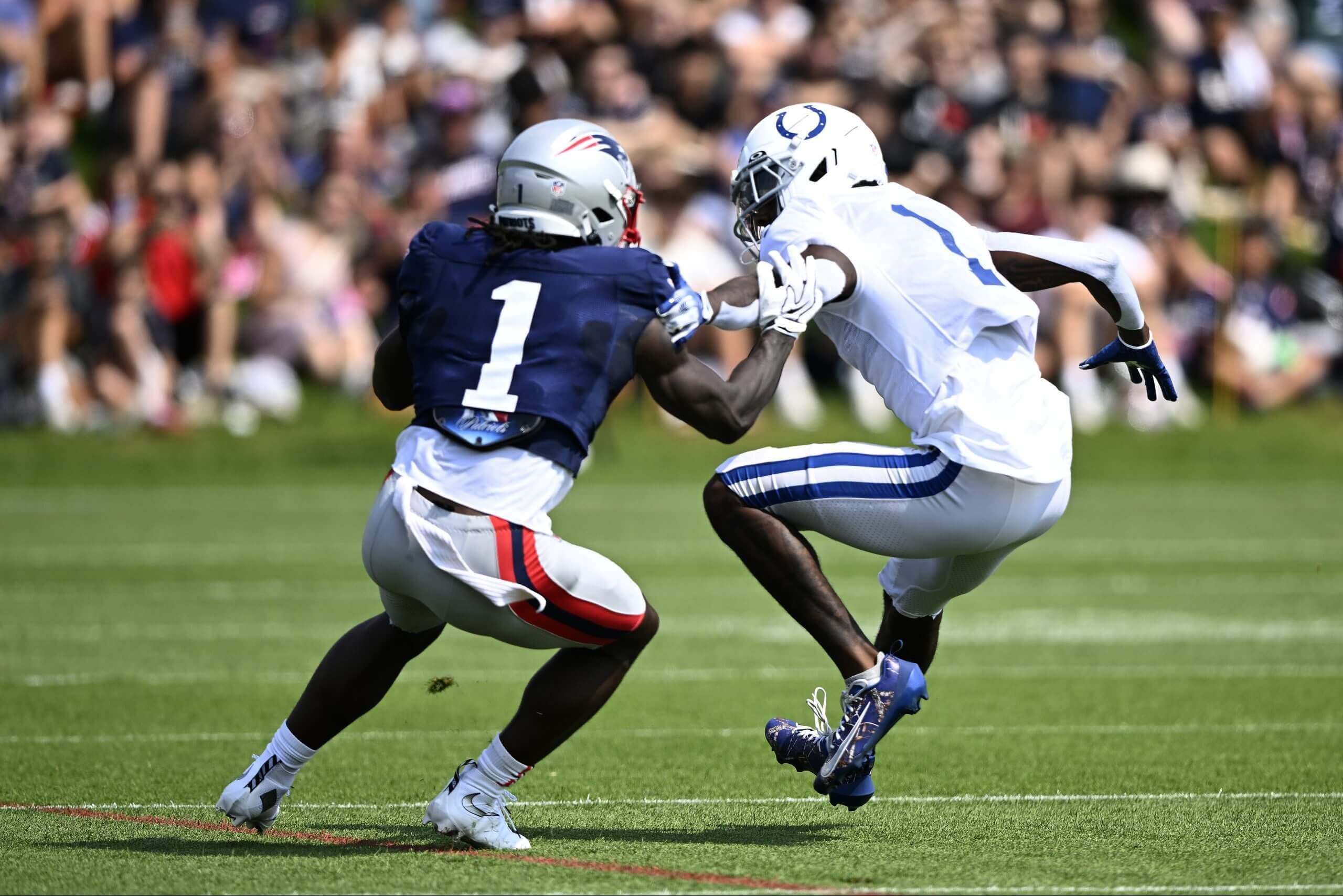 Sauce Gardner vs. A.J. Brown steals the show at Colts-Patriots joint practice