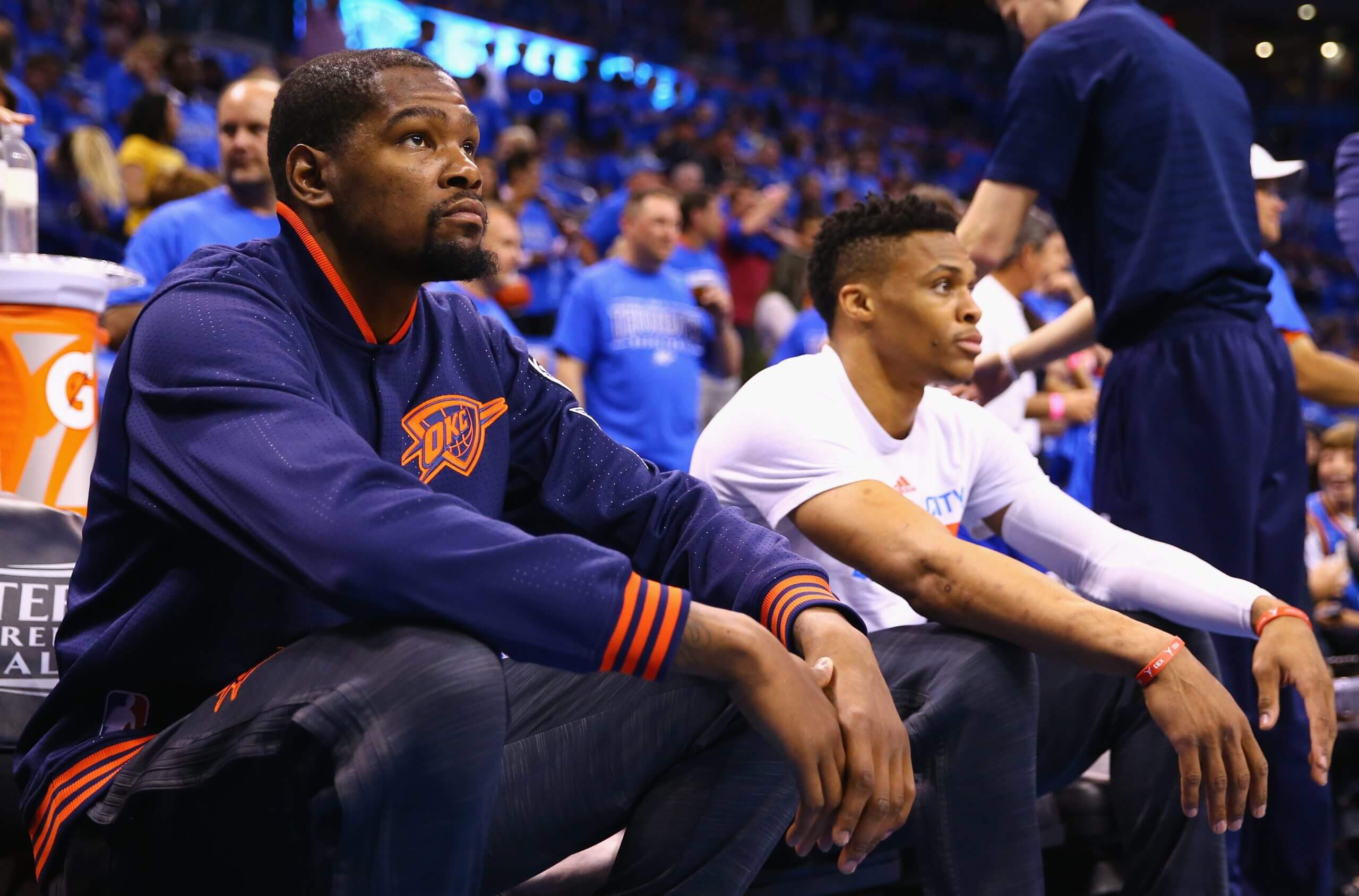 Kevin Durant congratulates 'quiet and methodical' Russell Westbrook on 'iconic career'
