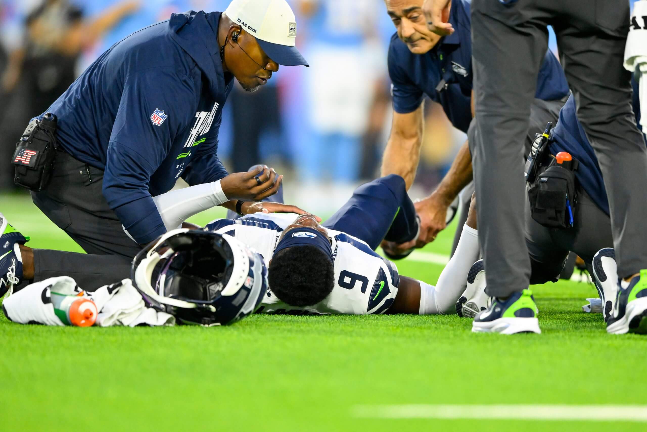 Seahawks rookie's emotional mic’d up moment caught on Hard Knocks after season-ending ankle injury
