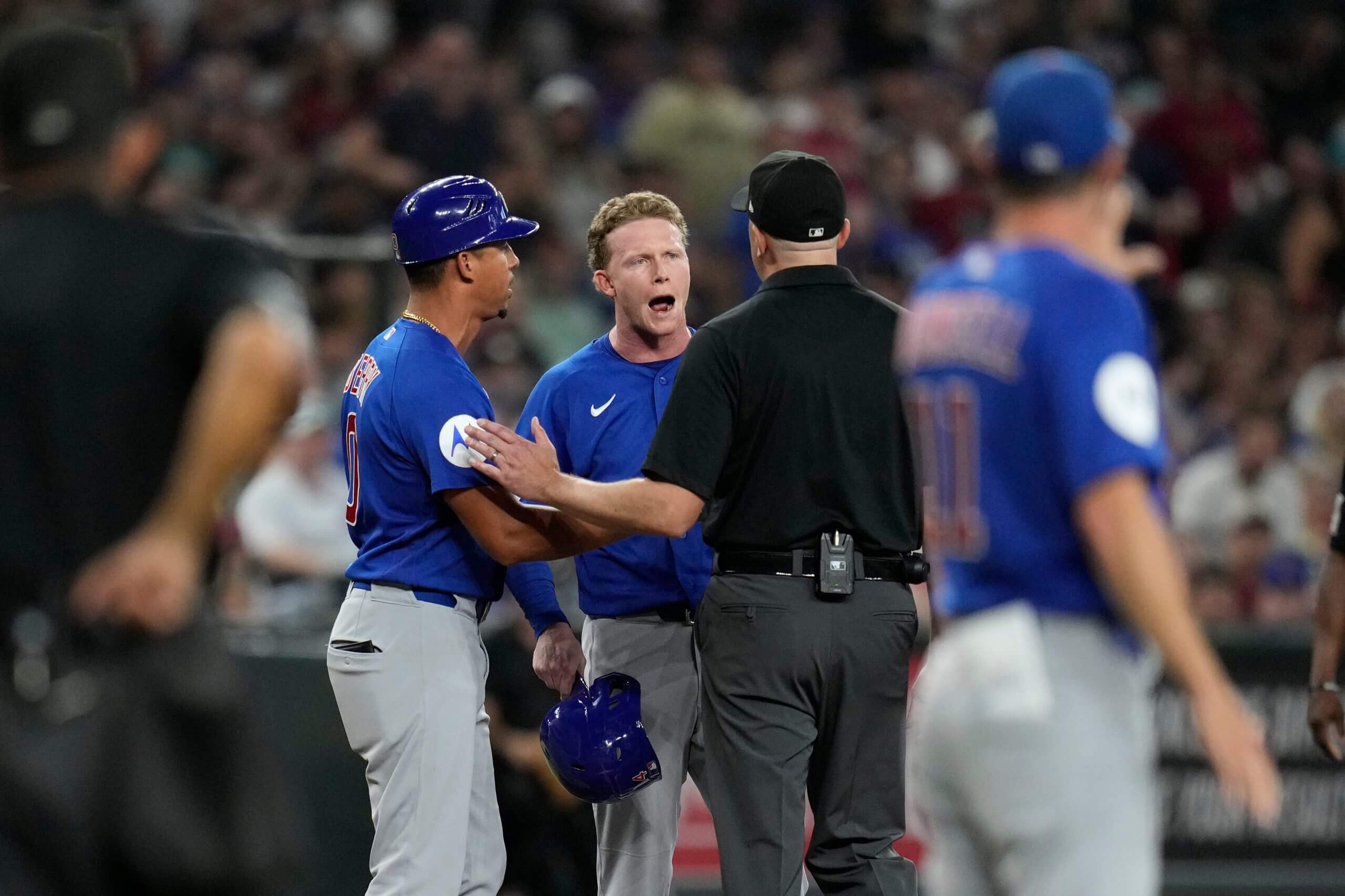 ‘It’s obvious to anybody’: Umpires’ missed balk call costs Chicago Cubs in 2-0 loss to Arizona Diamondbacks