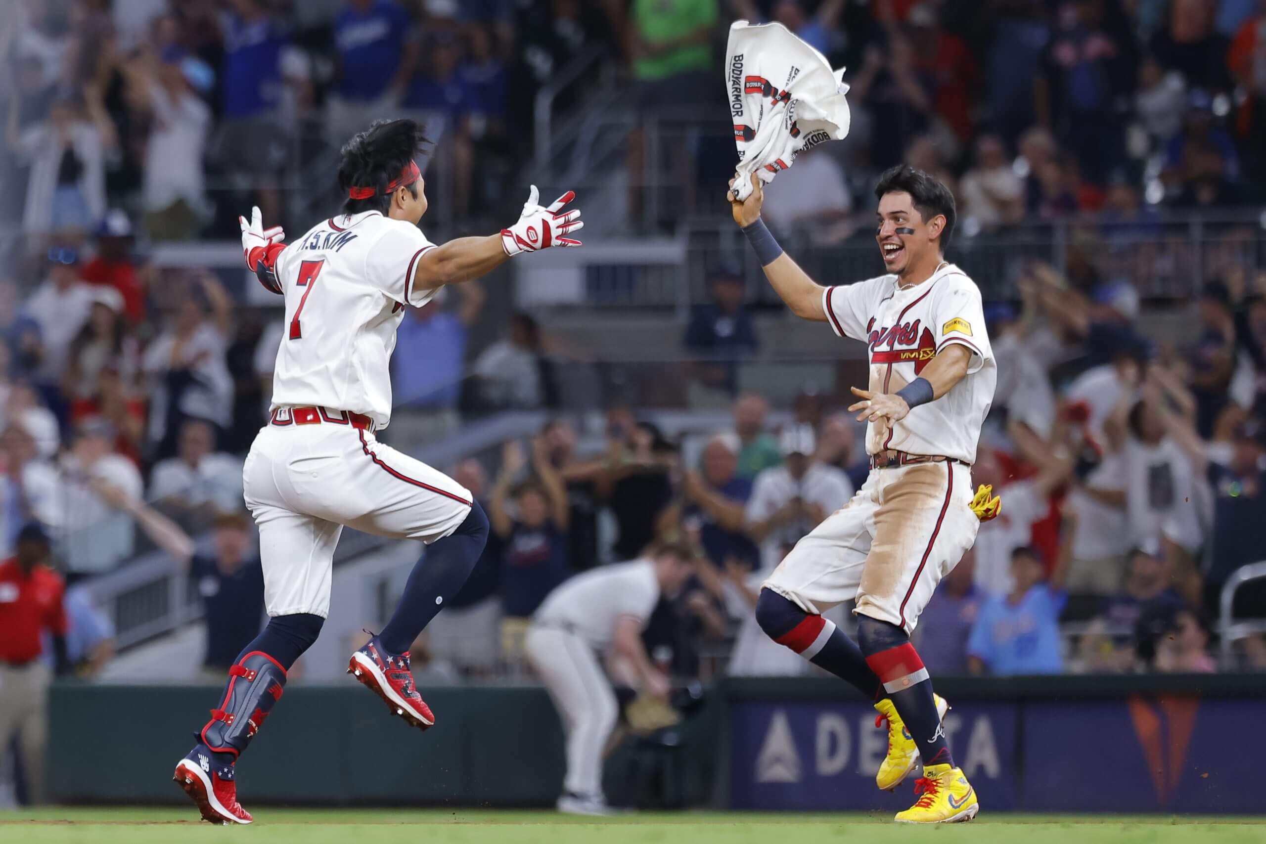 Braves' Ha-Seong Kim walks off Dodgers with first hit MLB hit since June 3