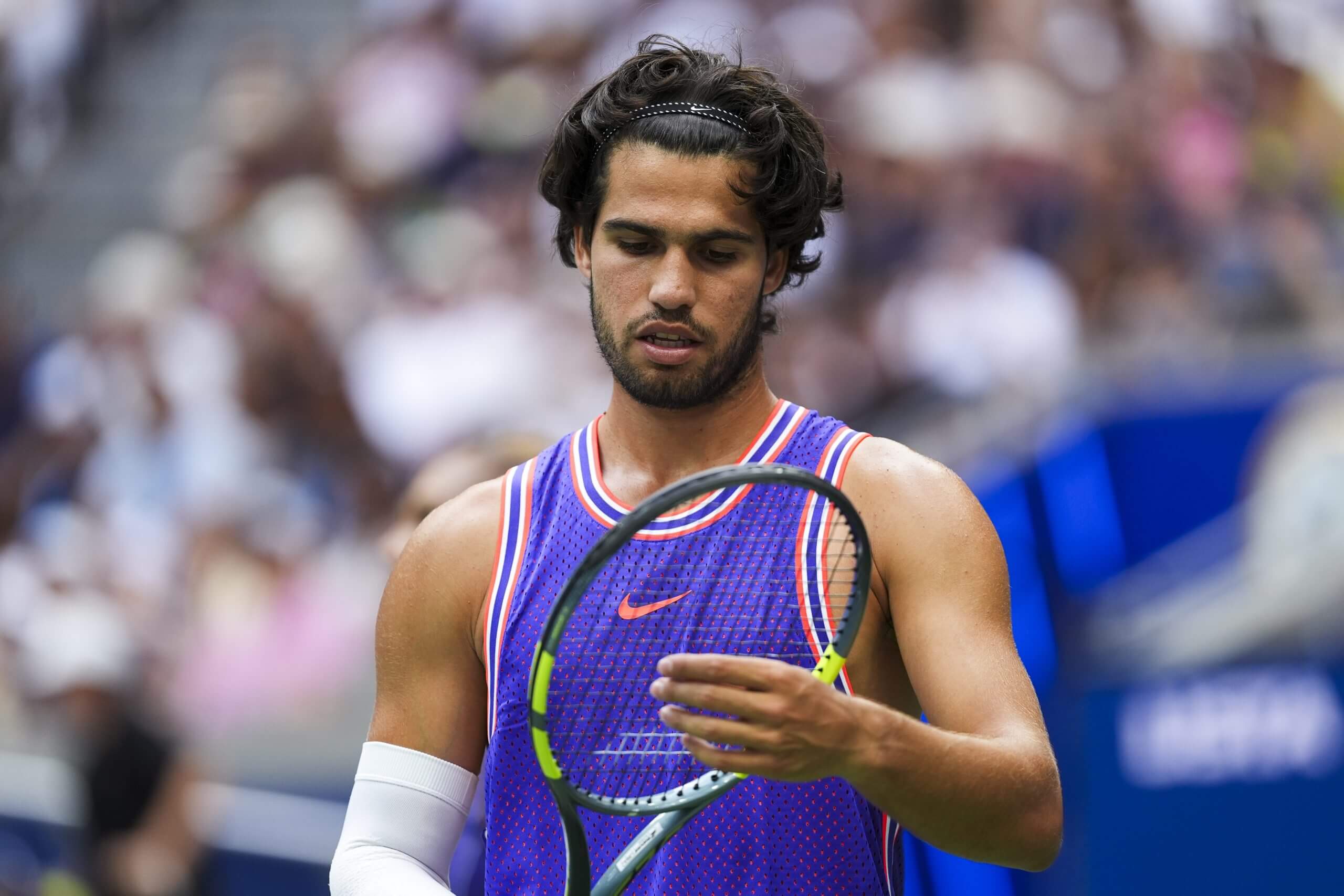 At U.S. Open, Carlos Alcaraz says 'intrusive thoughts' were part of comeback from wrist injury