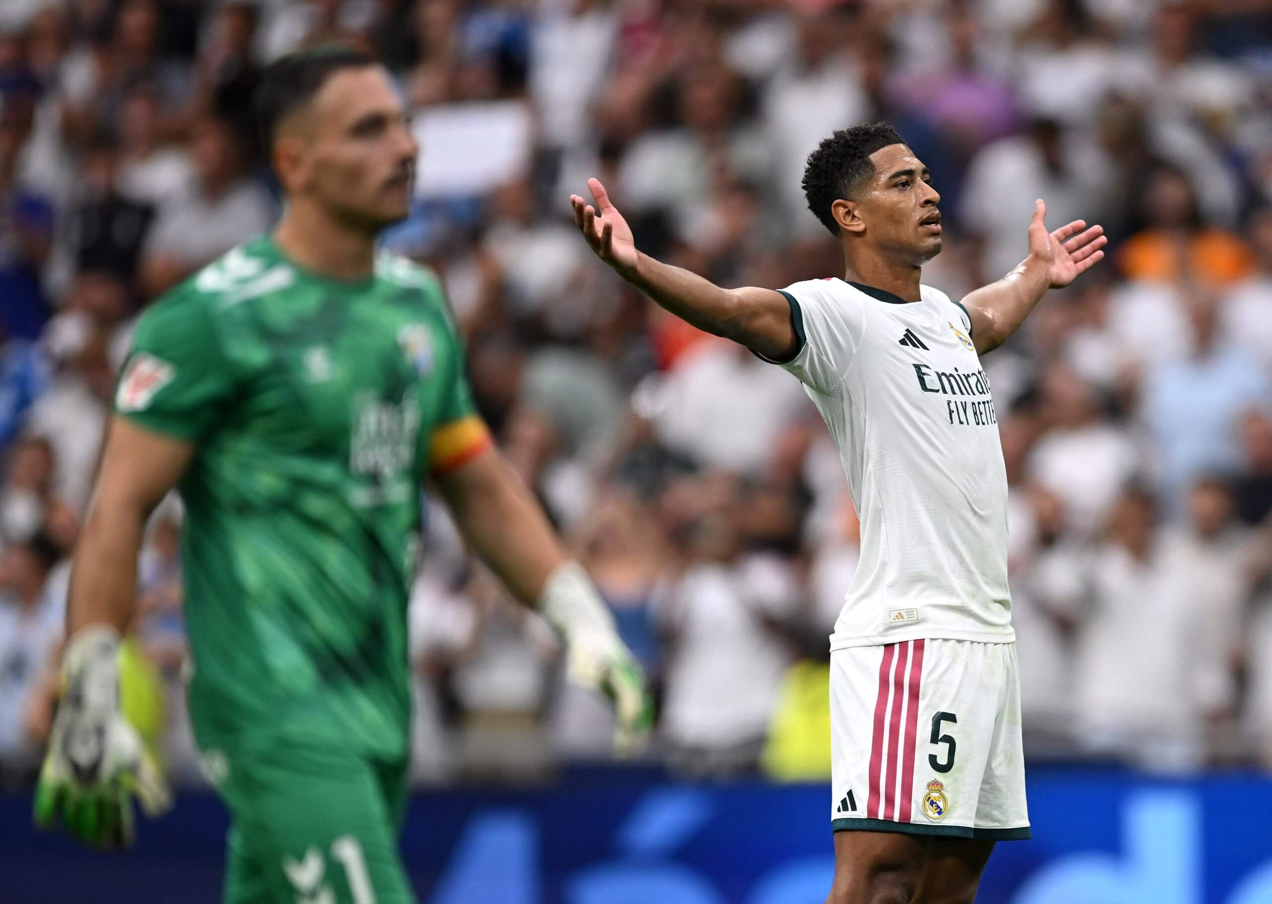 La Liga: Bellingham, Mbappe shine as Real Madrid ease to Malaga win