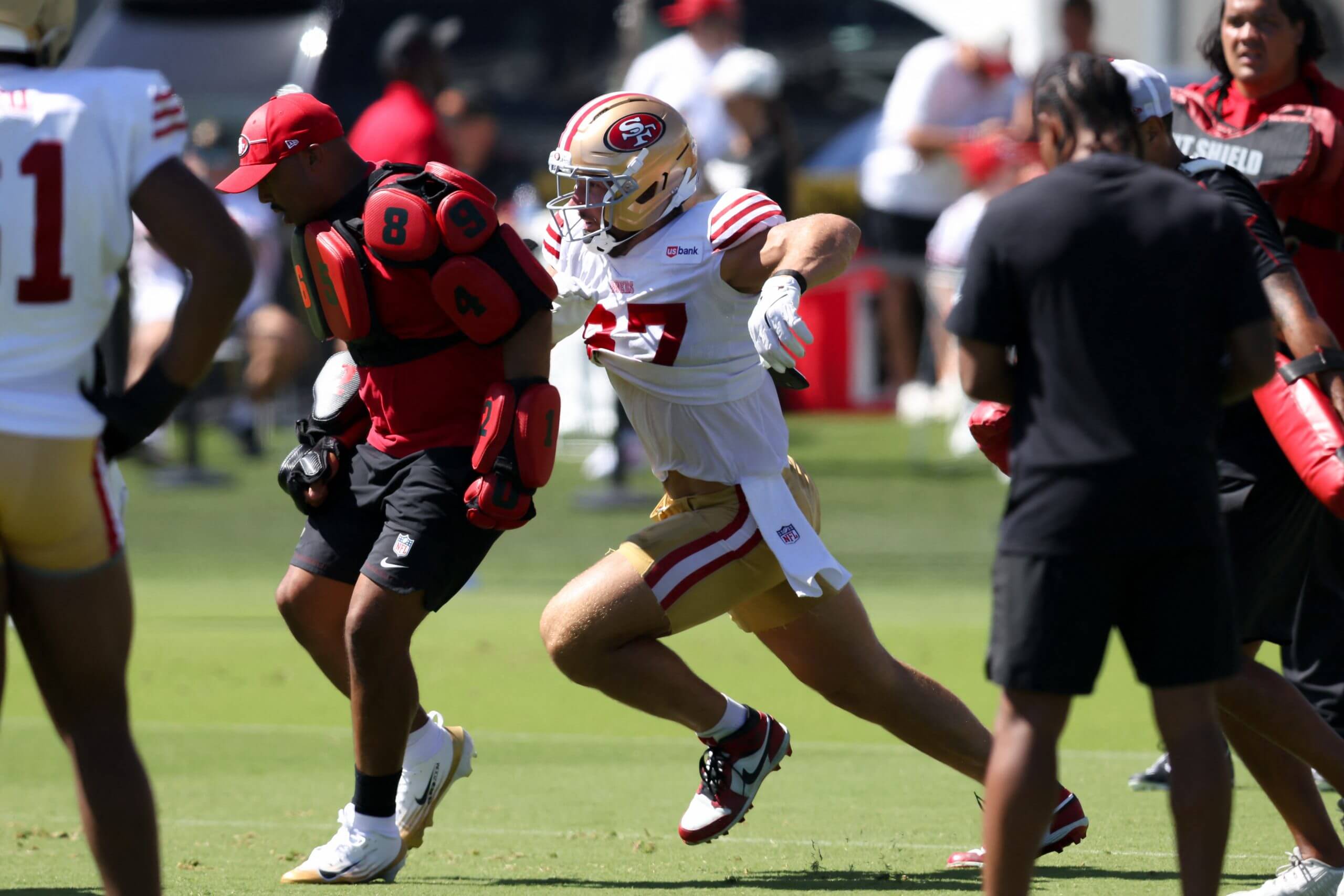 49ers DE Nick Bosa, TE George Kittle ramping up, still eyeing opener vs. Rams