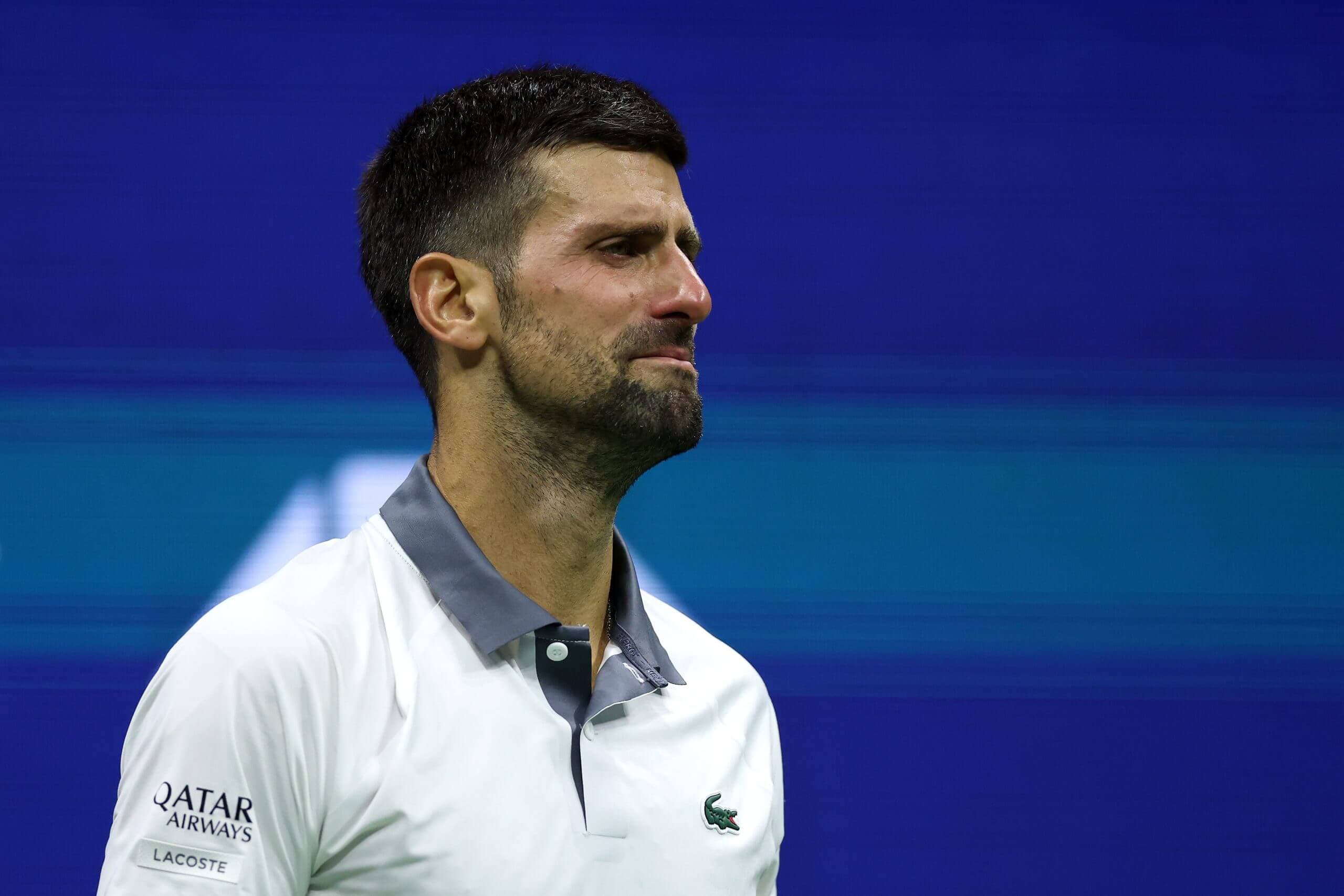 Novak Djokovic isn't one to admit defeat. At the U.S. Open, his body did it for him
