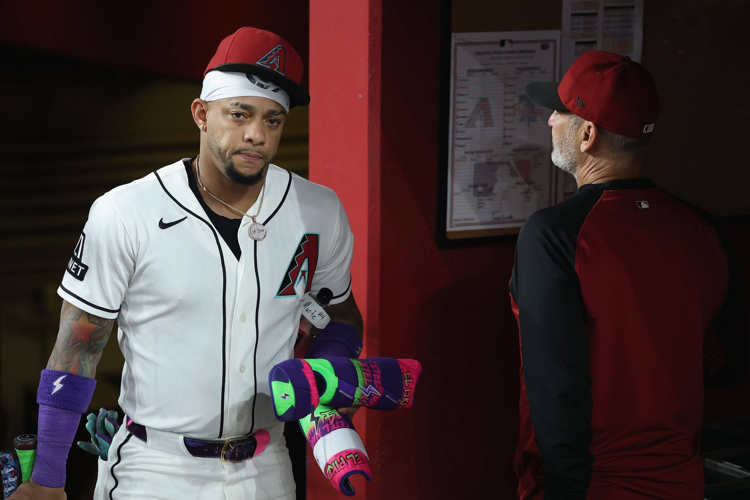 Ketel Marte says neon green hat had no extra meaning in Diamondbacks return