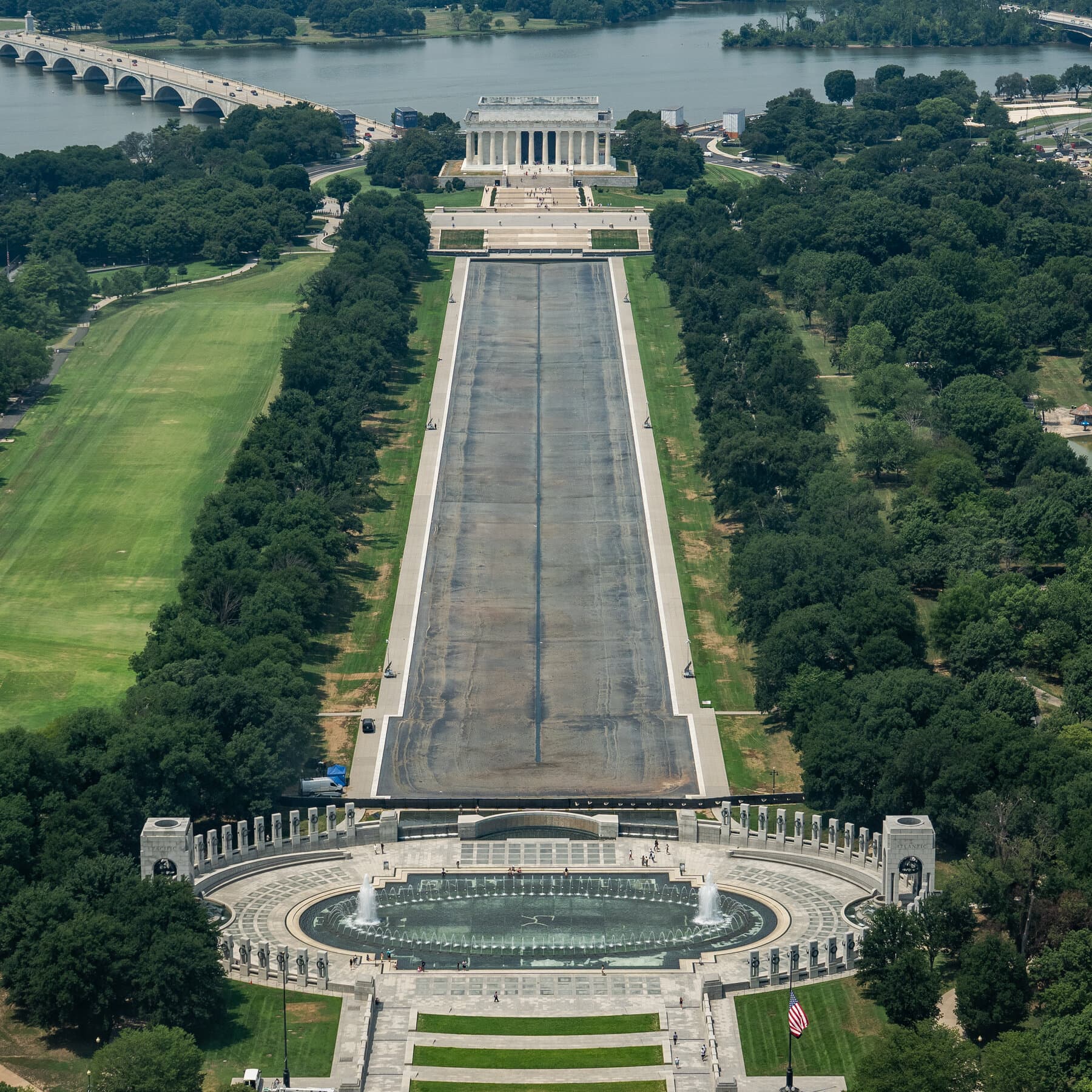 Timeline of Trump’s Lincoln Memorial Reflecting Pool Renovation Saga