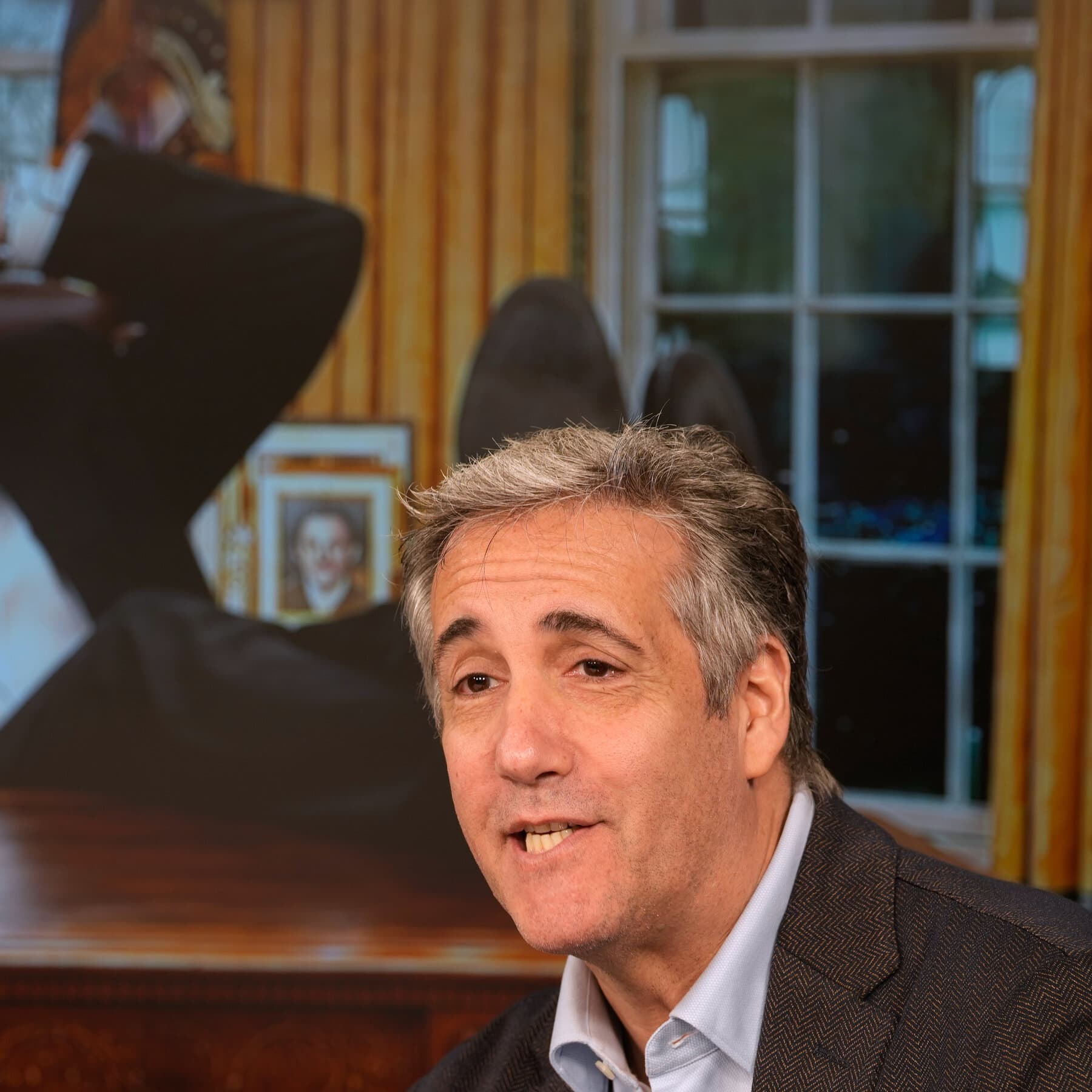 On the Radio, Trump Has a Reunion (of Sorts) With Michael Cohen