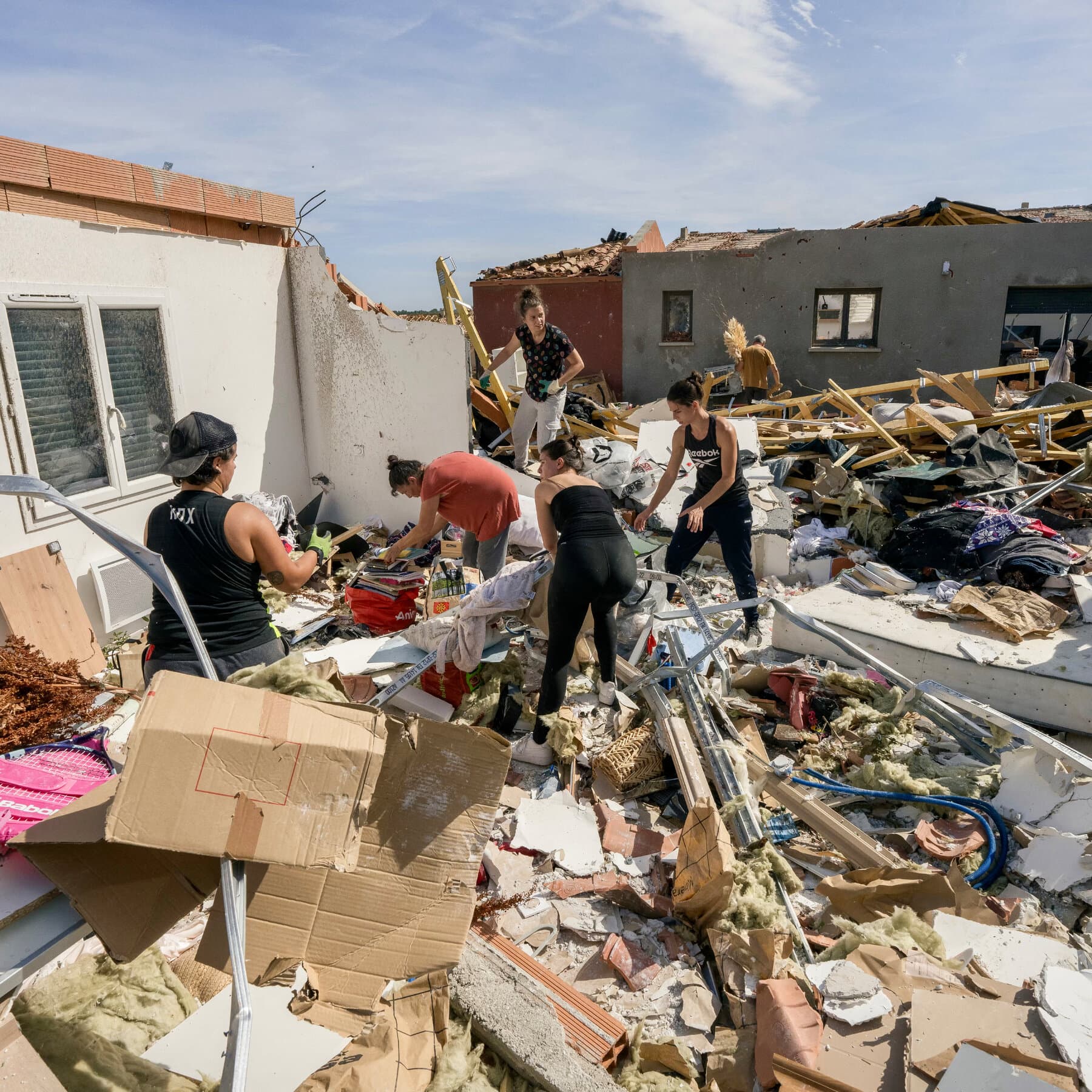 A tornado tears through a village in southern France, injuring 39 and wrecking 300 homes