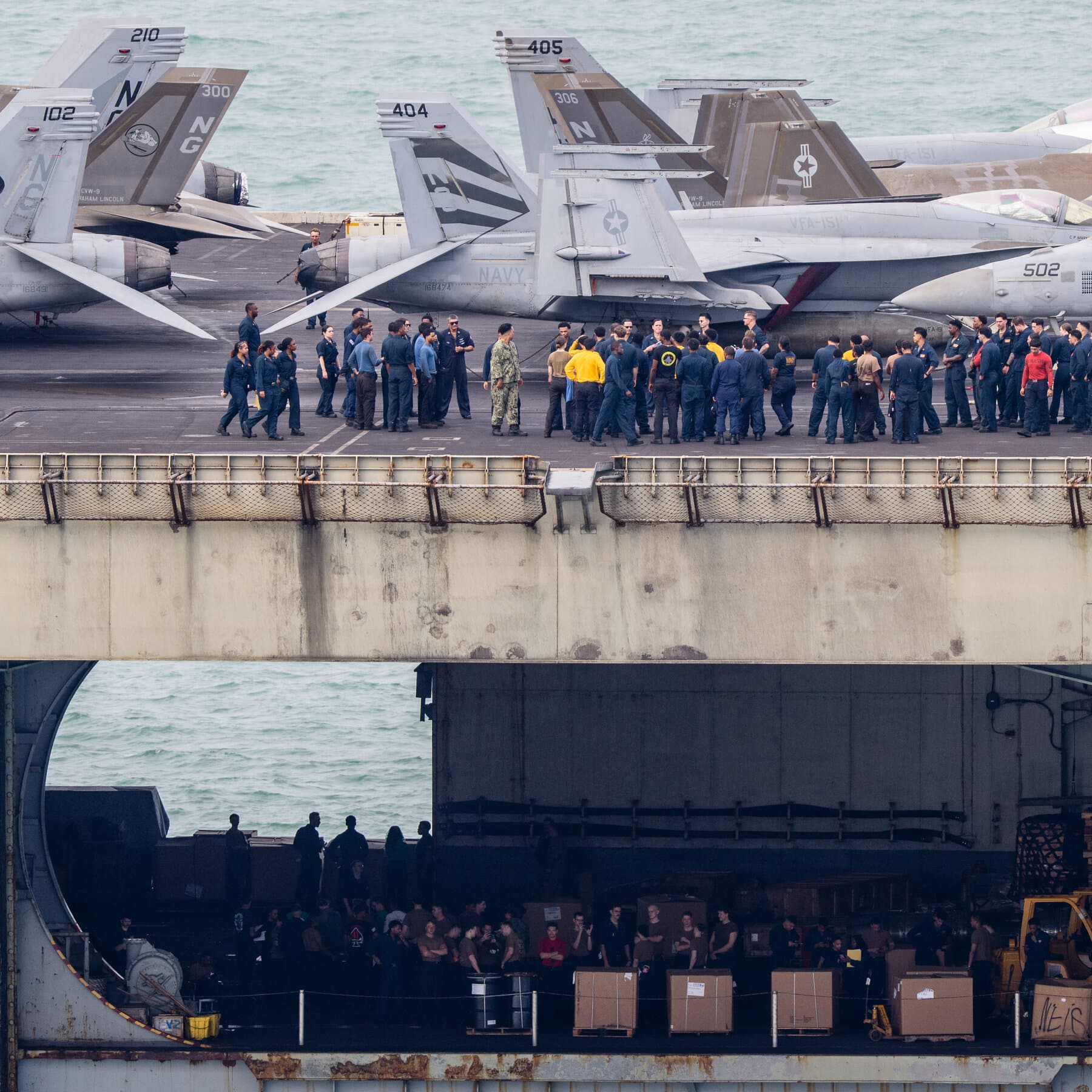 U.S.S. Abraham Lincoln Docks in Thailand, Giving Weary Crew a Break