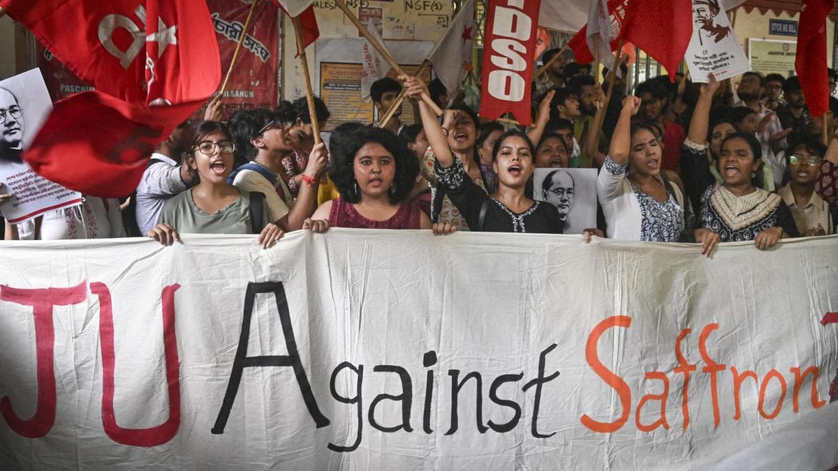 Bengal Minister Dilip Ghosh threatens ‘surgical strikes’ at Jadavpur University amid ABVP-SFI face-off