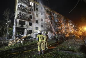 Russia hits Ukrainian capital with ballistic missiles and drones, killing at least 9