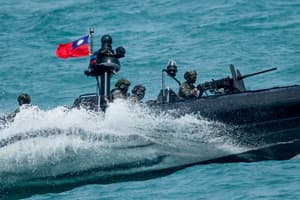 Taiwan holds anti-blockade naval drill during war games as China steps up maritime pressure