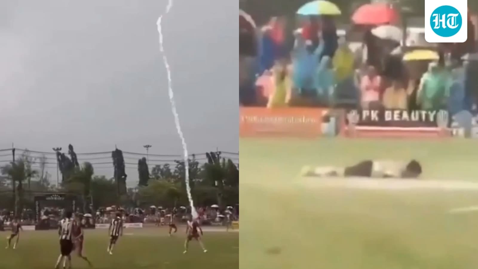 Thai footballer killed by lightning during match, 12 others injured in terrifying strike