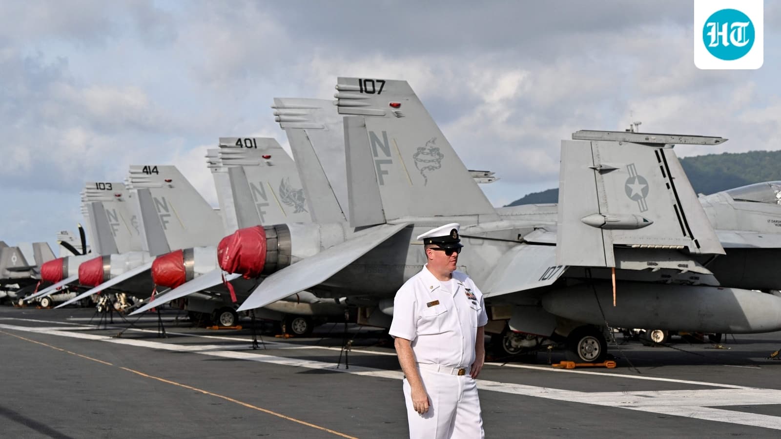 CENTCOM commander meets with troops on USS Abraham Lincoln as critics slam conditions
