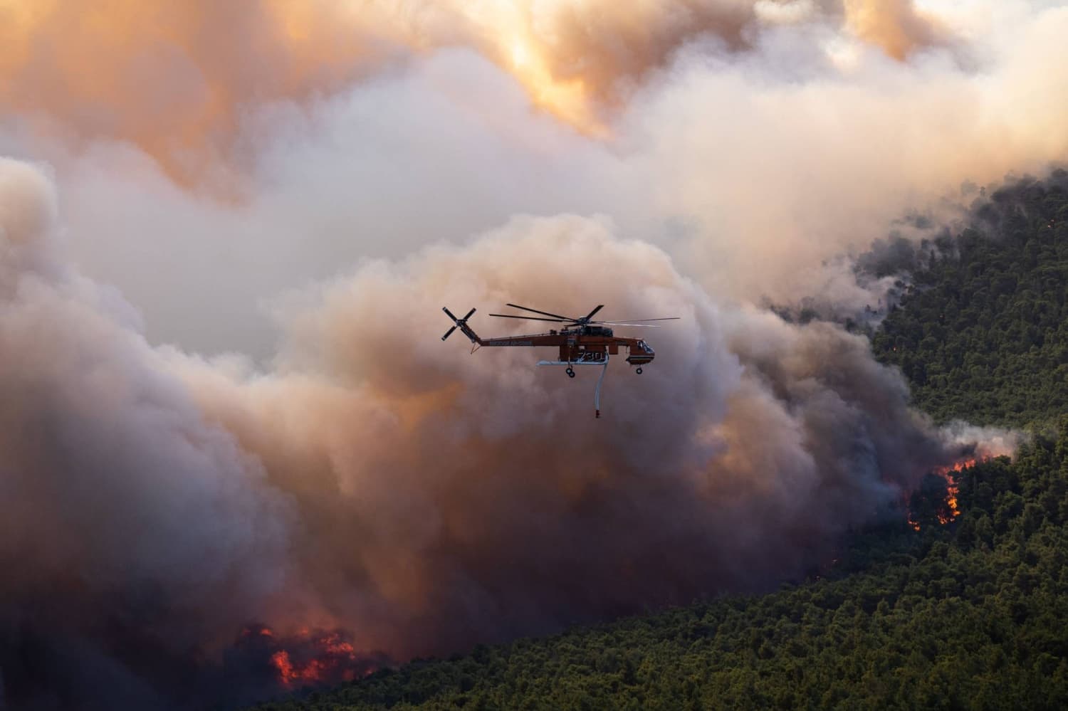 Wildfires spread across Greece, conditions worsen in France and Spain