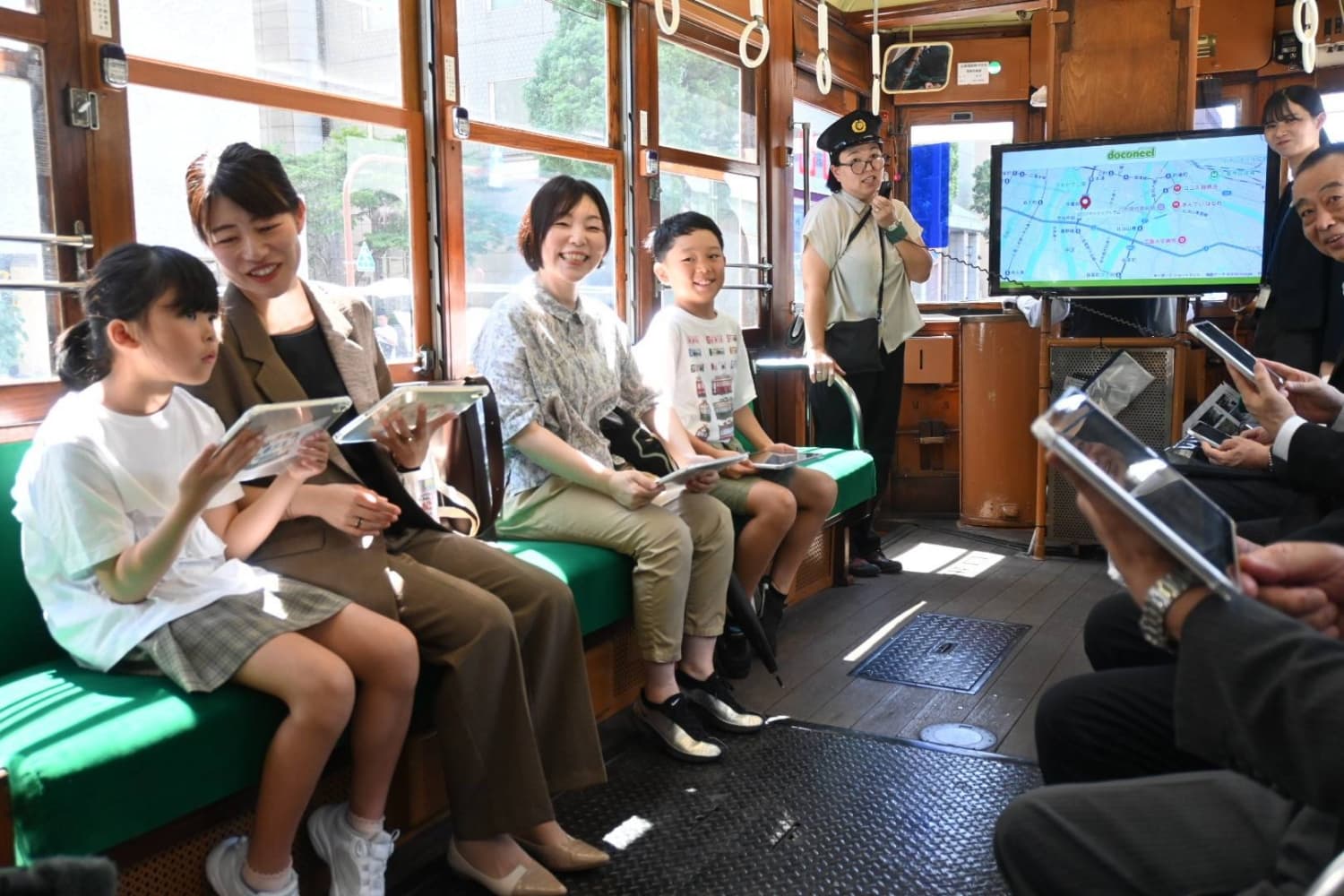 Streetcar that survived atomic bomb now used for tours in Hiroshima