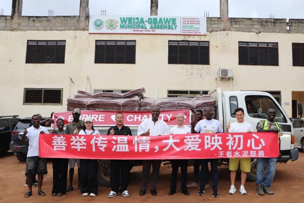 Empire Cement supports flood-affected communities in Weija-Gbawe with relief items