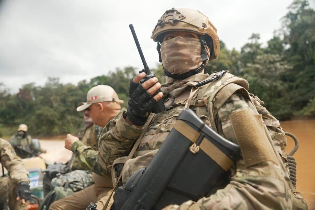 Peru cracks down on illegal gold mining in Amazon reserve with military show of force