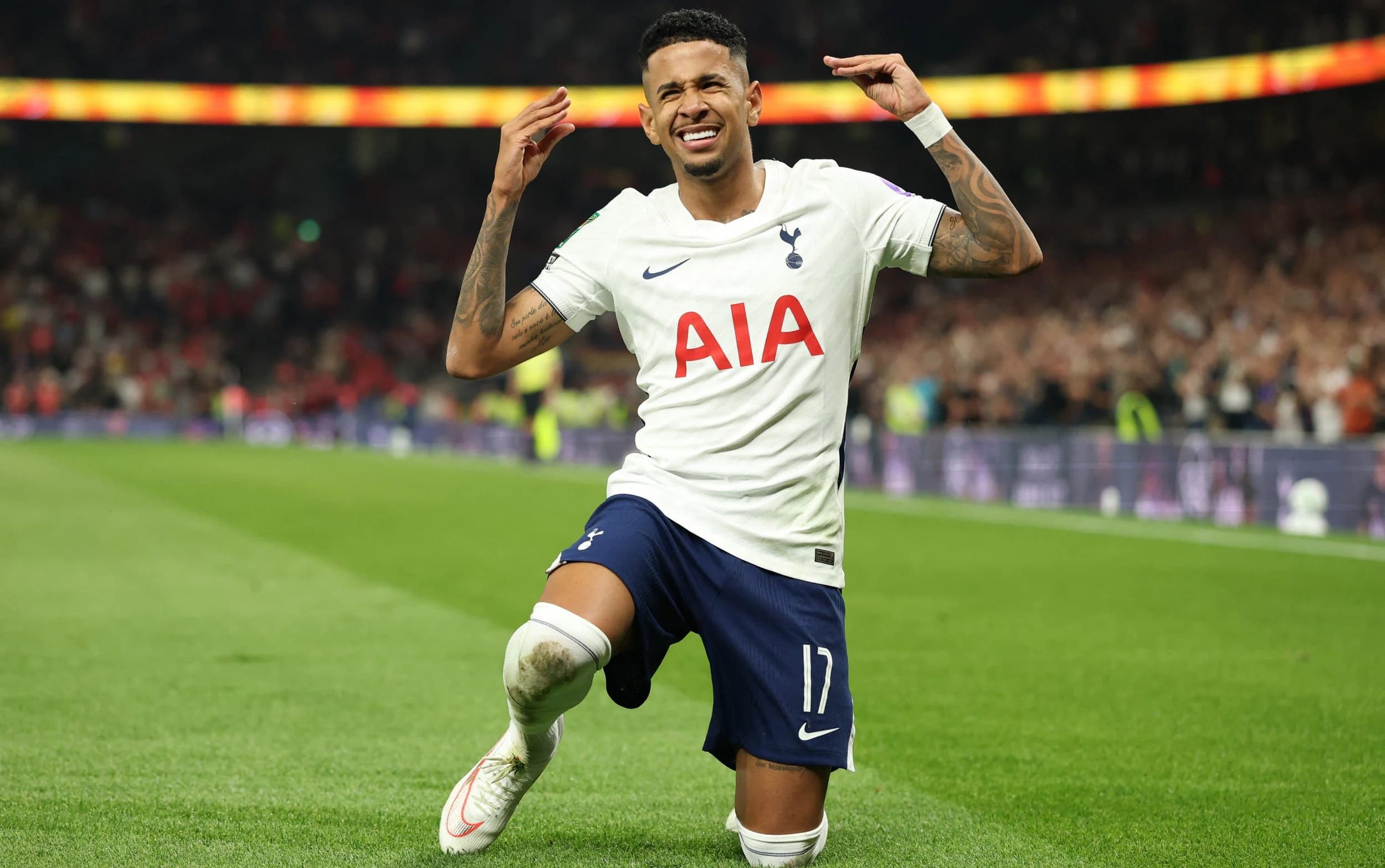 Savio scores on debut as Spurs cruise past Charlton in Carabao Cup