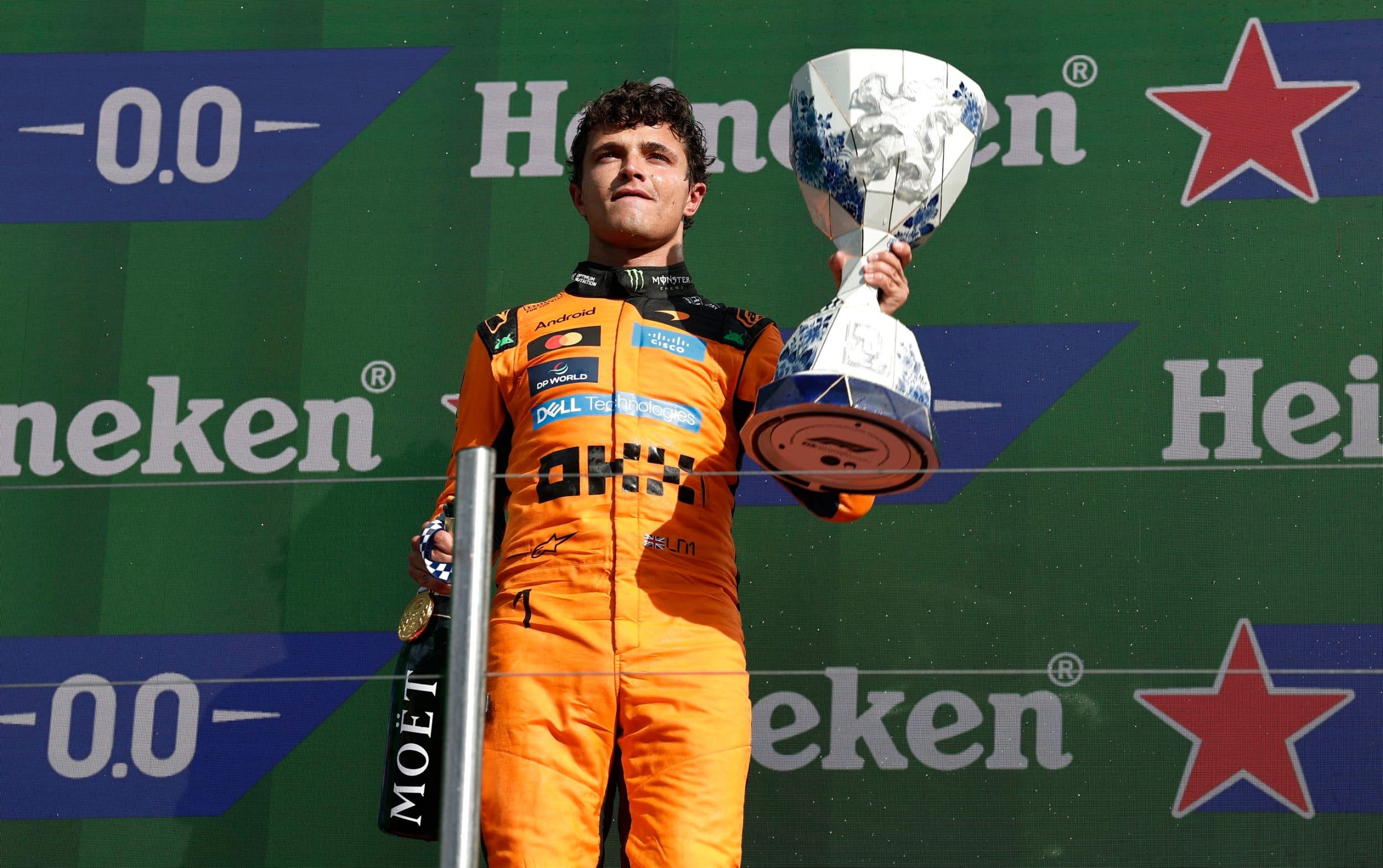Norris wins Dutch GP to complete McLaren hat-trick