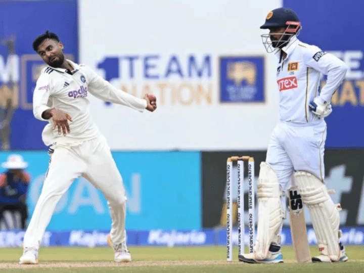 Suthar’s 10-wicket haul seals India’s 165-run cricket win v Sri Lanka